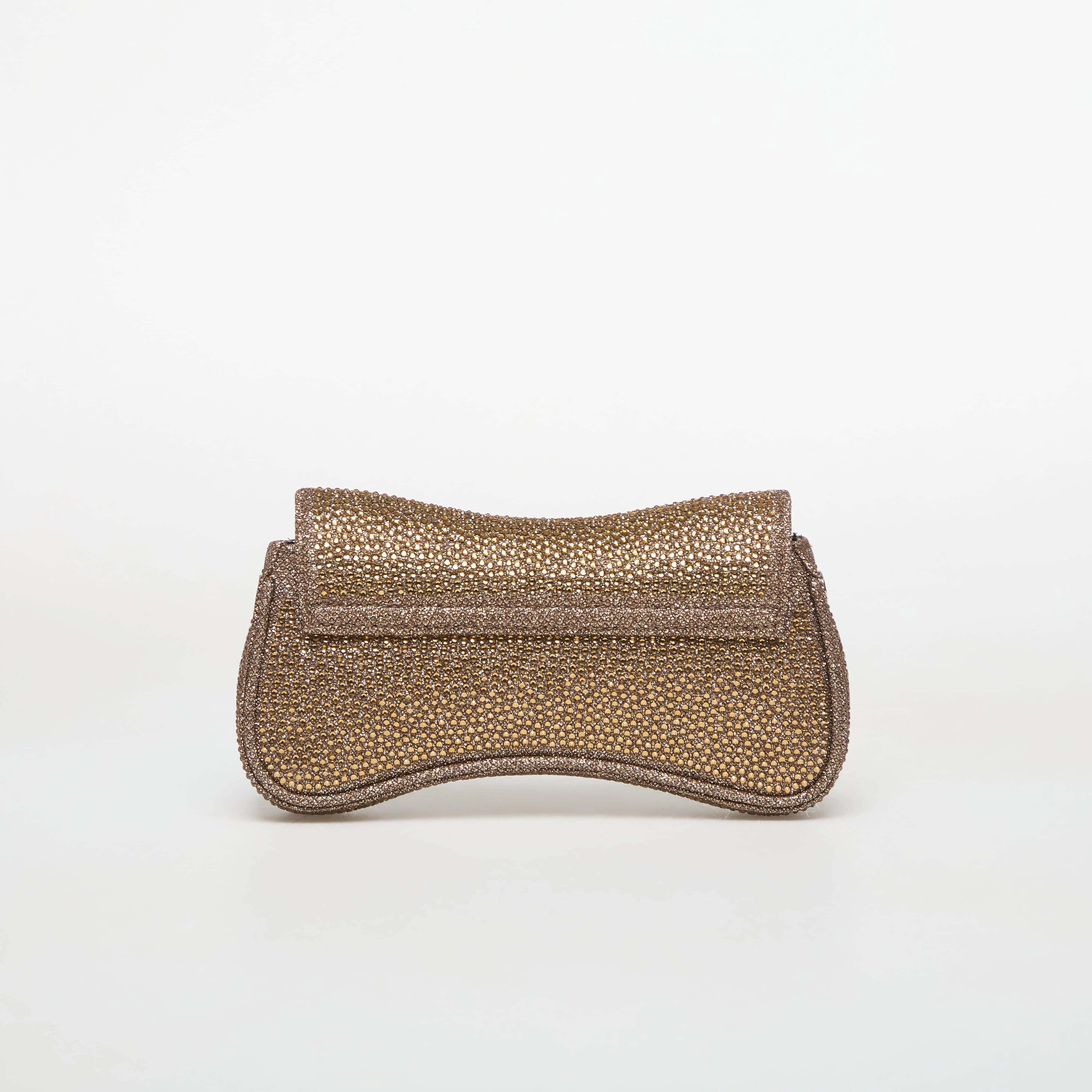 Diesel Чанта Play Small Crossbody Bag With Crystal Bronze Brown