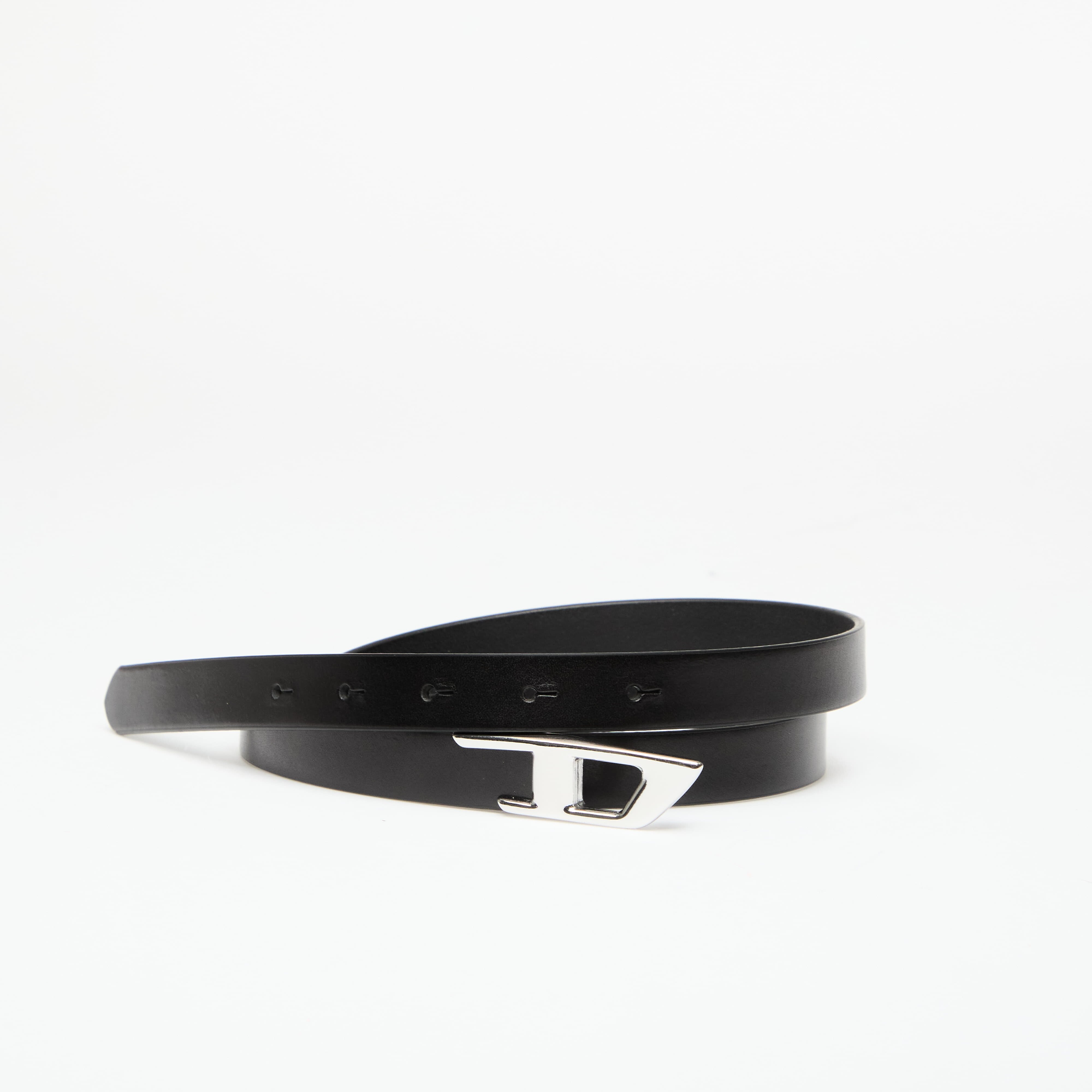 Diesel Колан Logo B-D 2.0 20 Belt Black/ Nickel