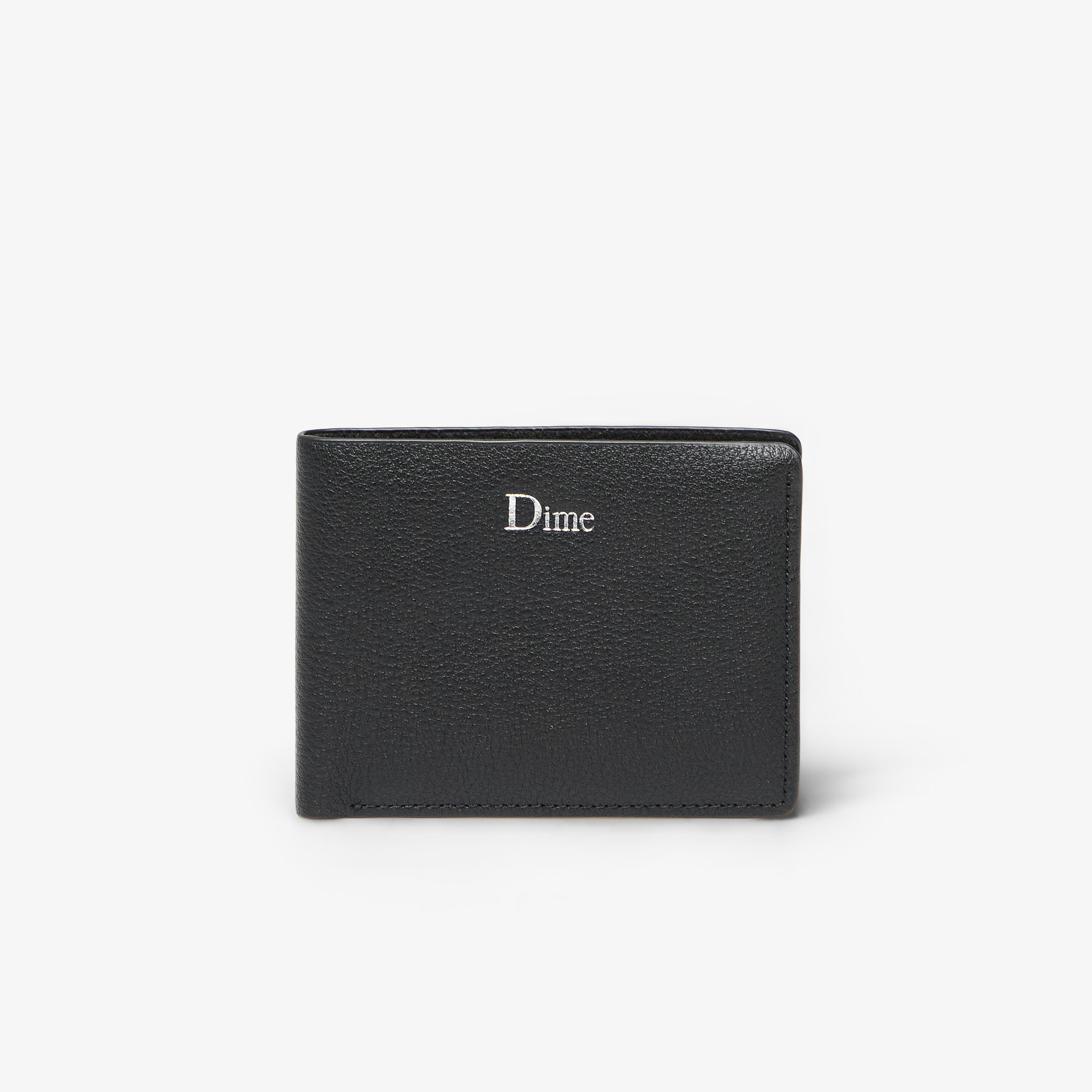 DIME Портфейл Classic Leather Wallet Black