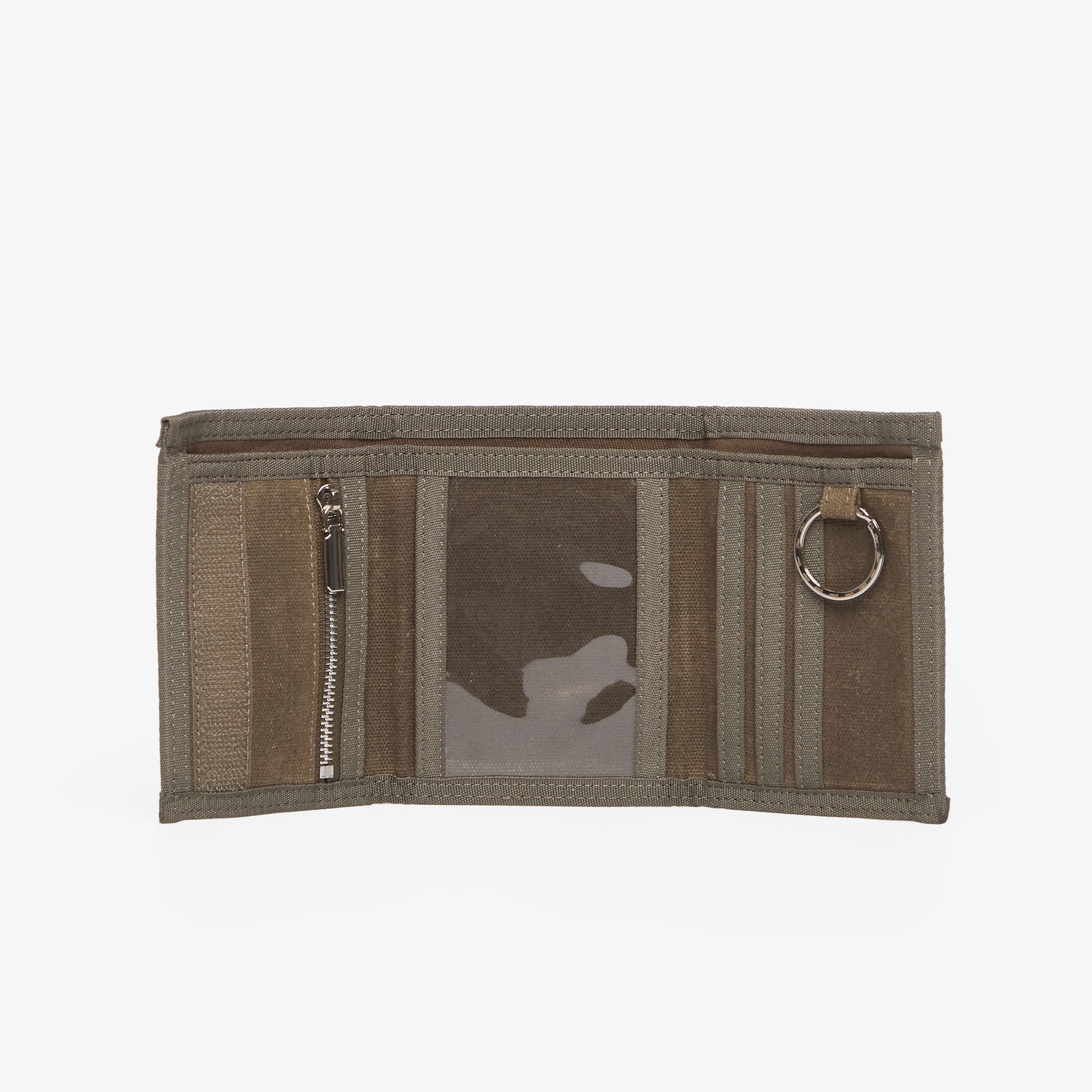 DIME Портфейл Waxed Velcro Wallet Olive