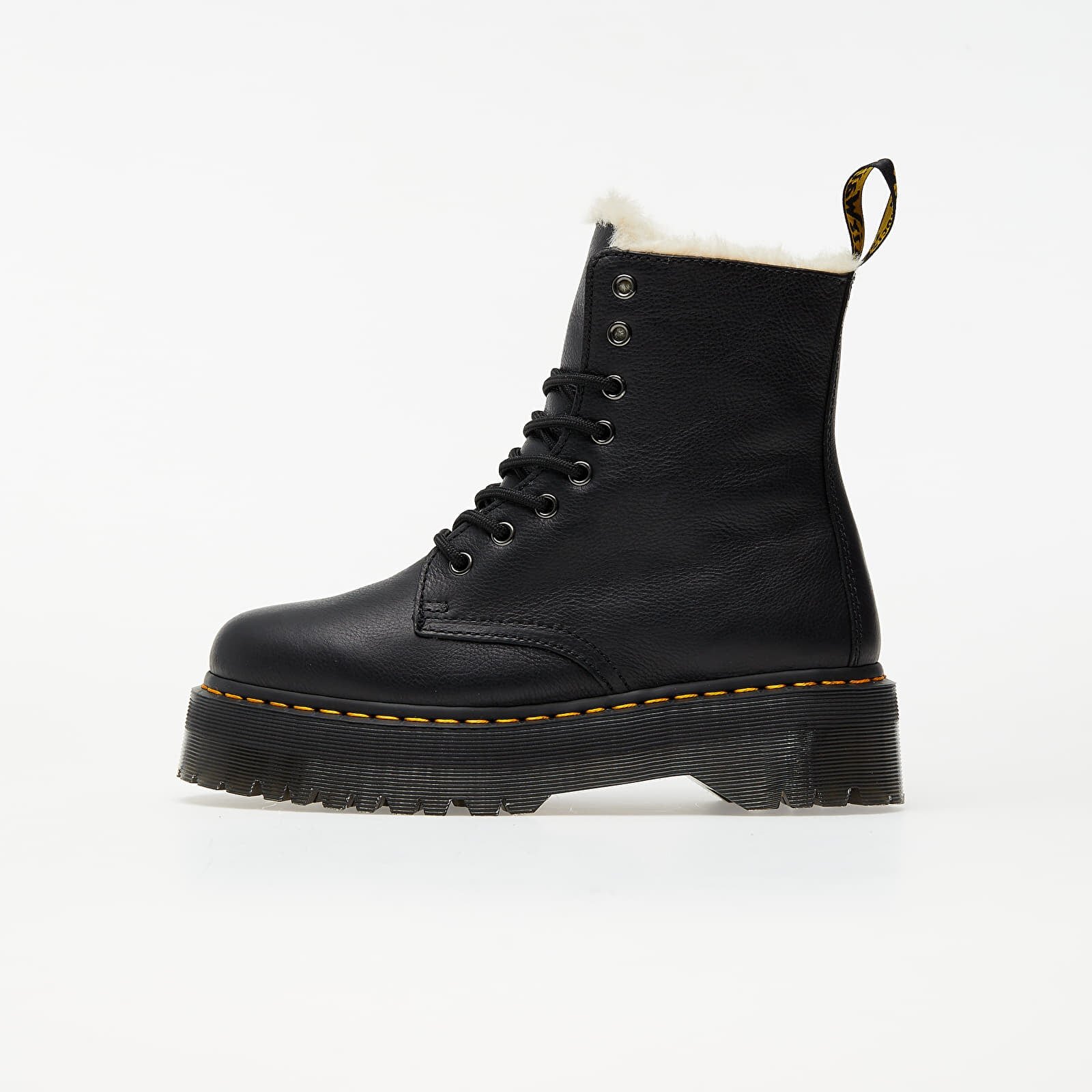 Dr. Martens Обувки Jadon Fl 8 Eye Boot Black