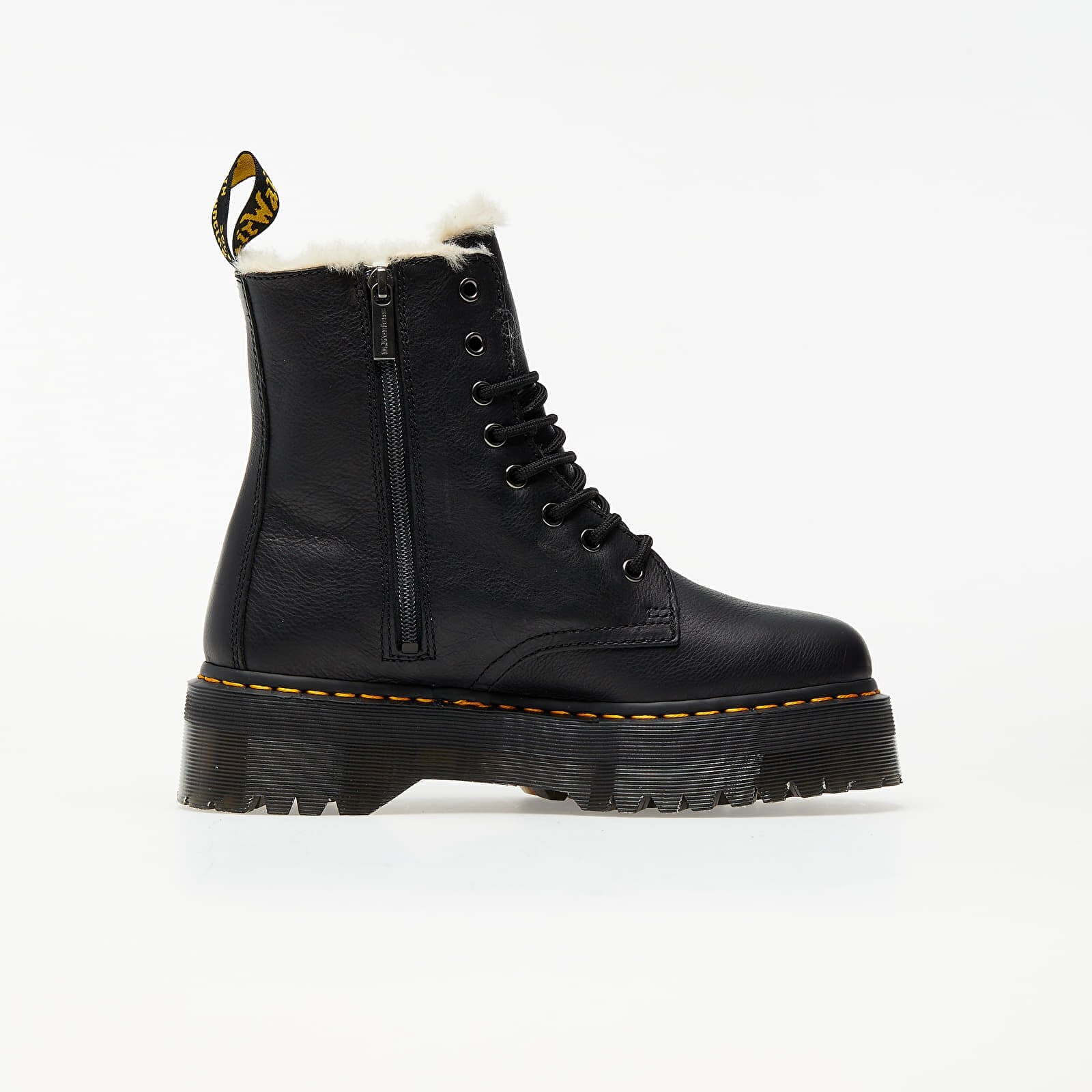 Dr. Martens Обувки Jadon Fl 8 Eye Boot Black