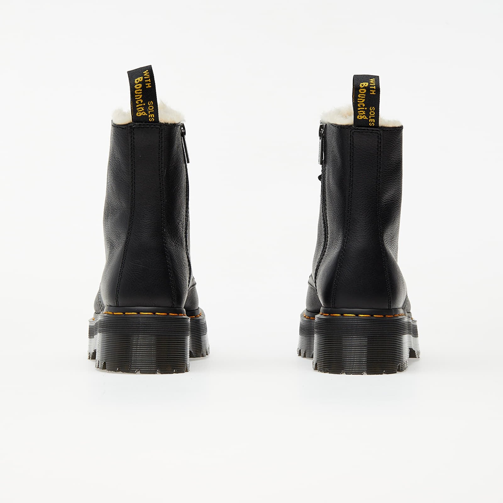 Dr. Martens Обувки Jadon Fl 8 Eye Boot Black