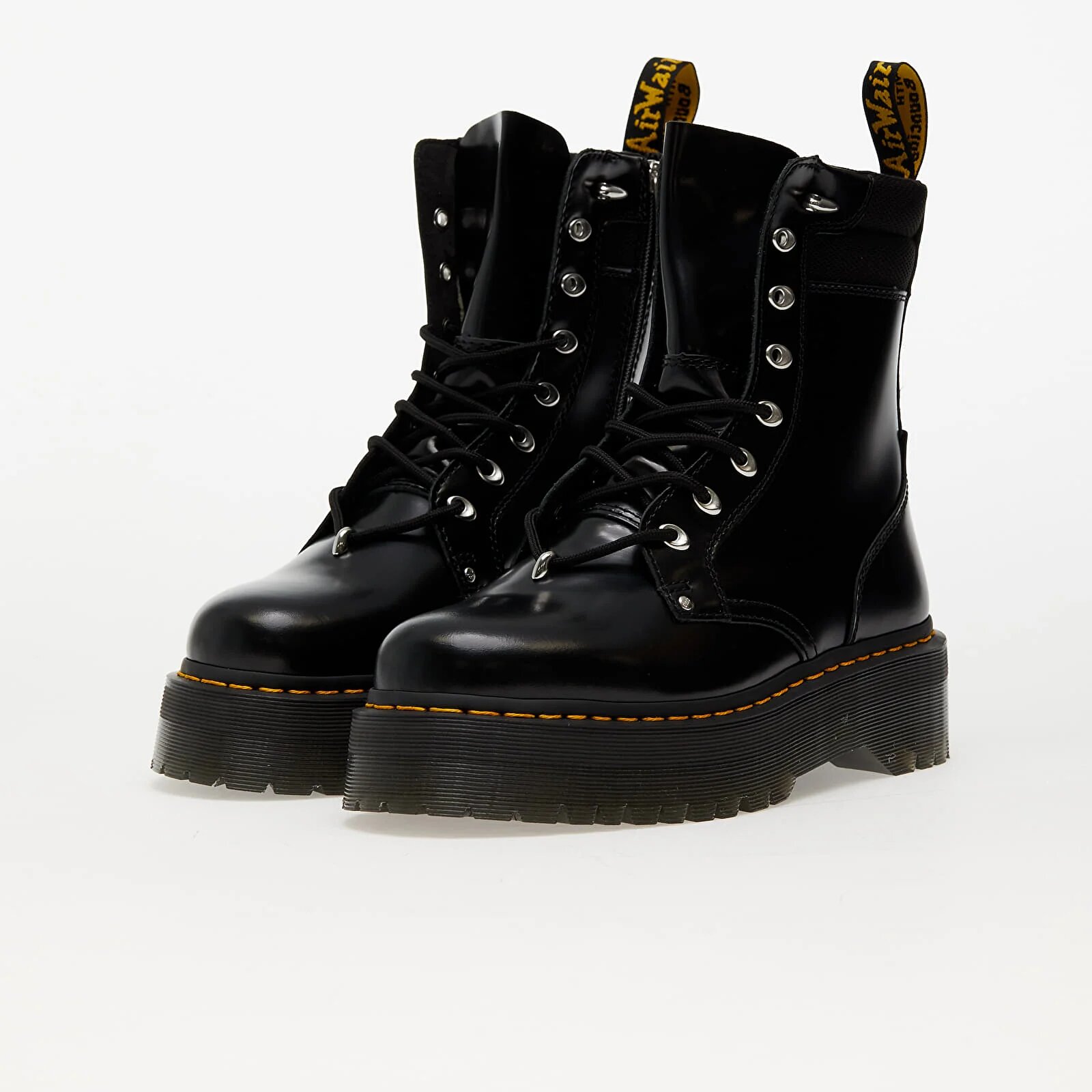 Dr. Martens Обувки Jadon HDW II Black Buttero & Black 100% Recycled Da Pk Mesh