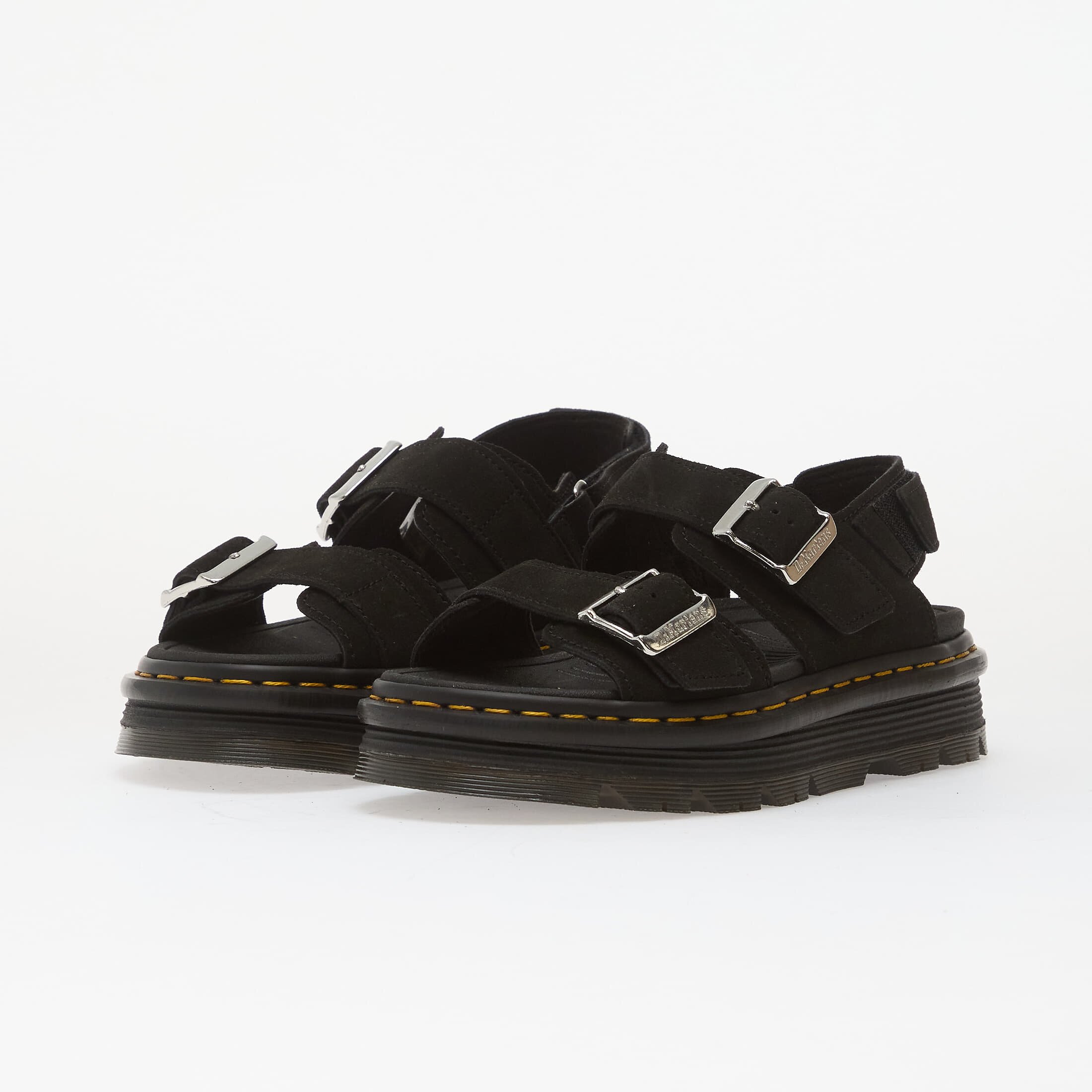 Dr. Martens Zebzag Sandal Suede Black