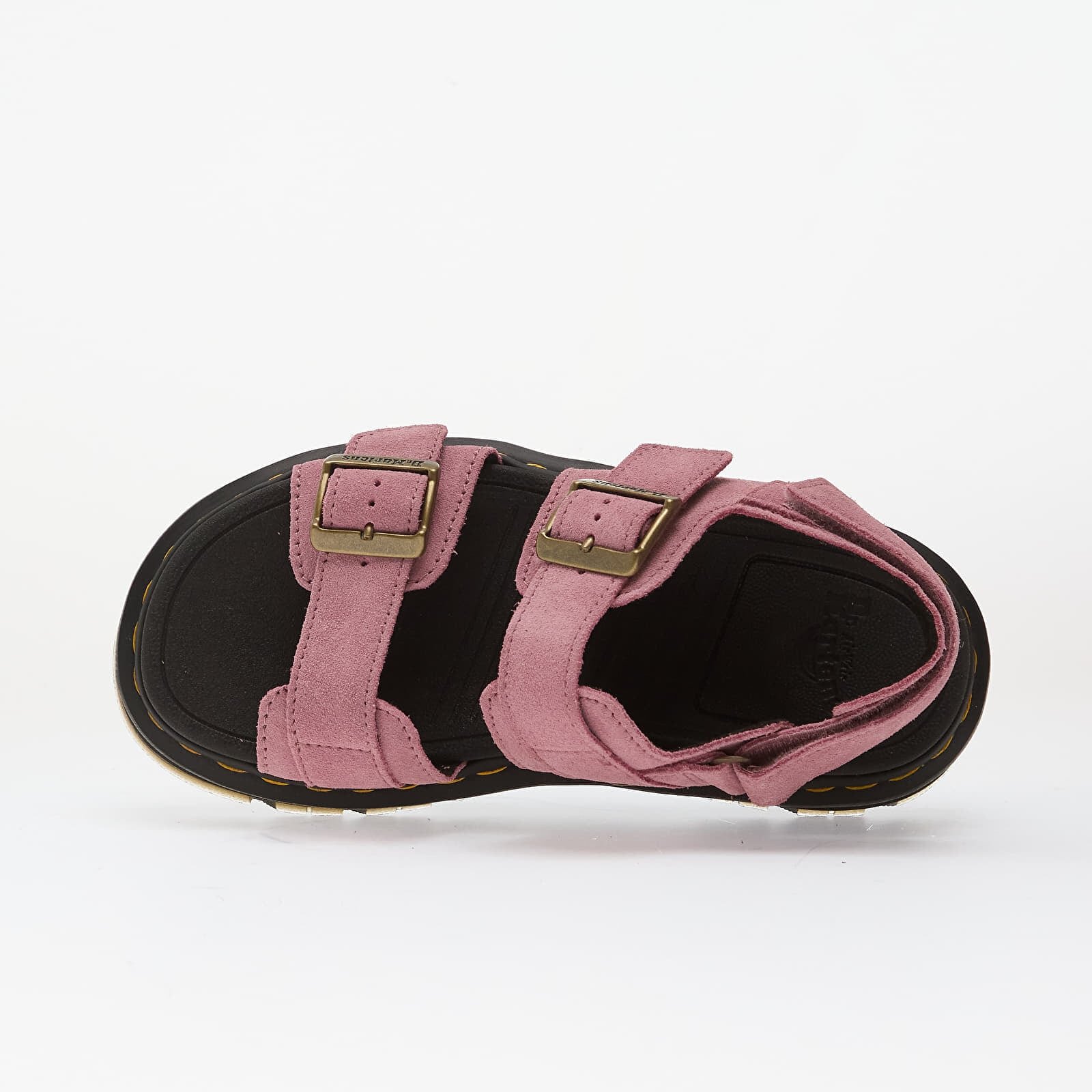 Dr. Martens Zebzag Sandal Suede Dusty Rose