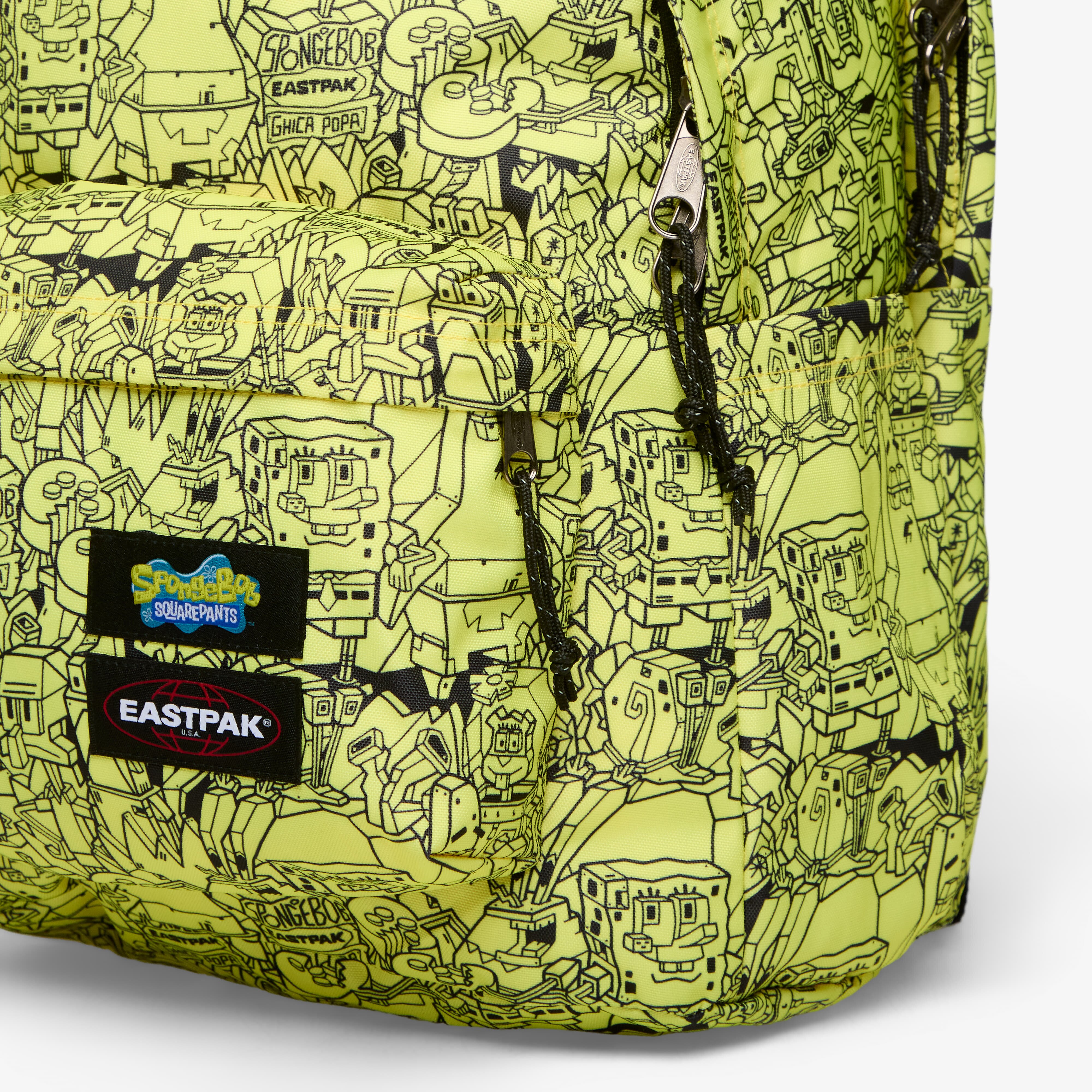 EASTPAK Раница x Spongebob Day Office Authentic Original All Over Yellow