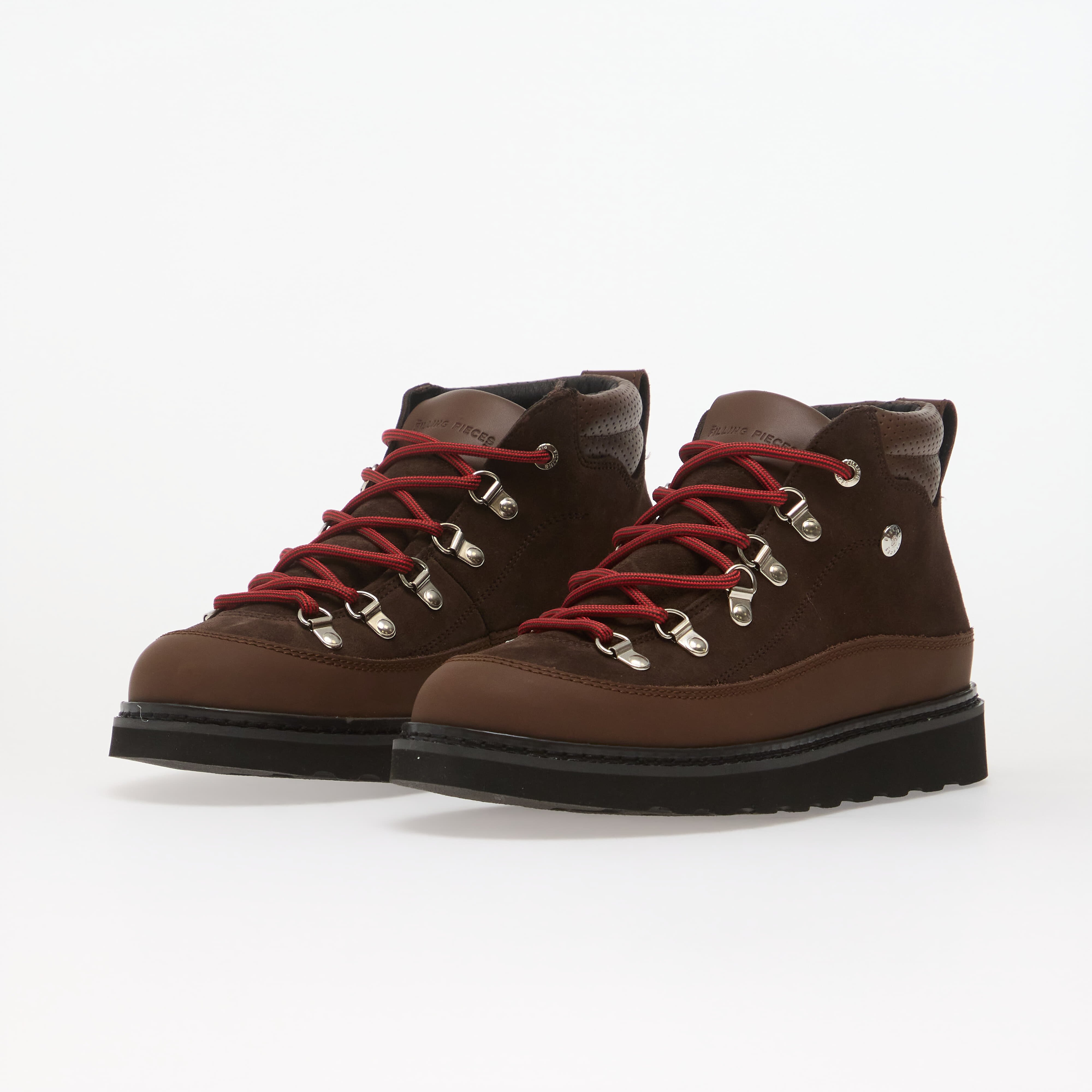 Filling Pieces Сникърси Glacier Boot Suede Chocolate