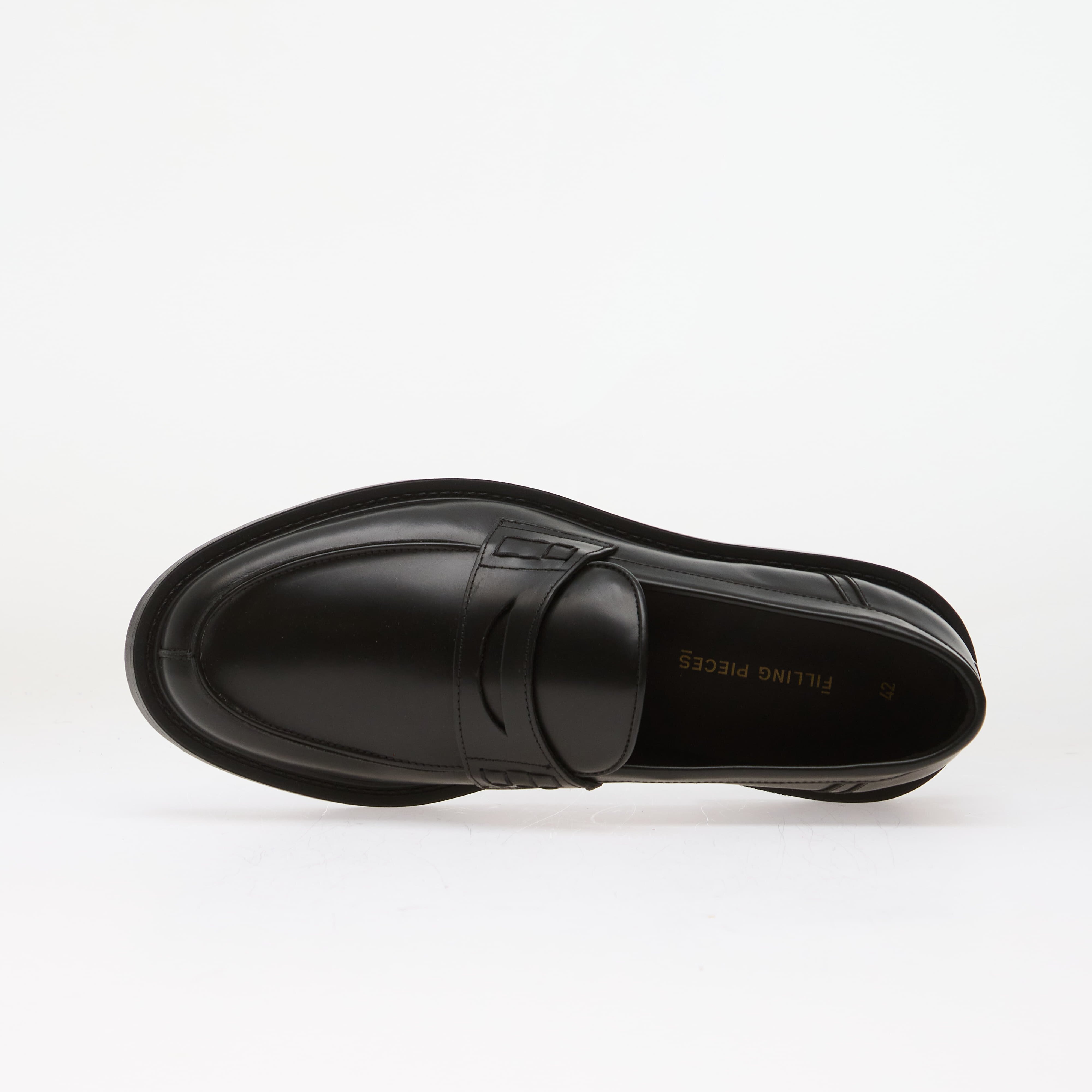 Filling Pieces Сникърси Loafer Polido Minimum Matte Black