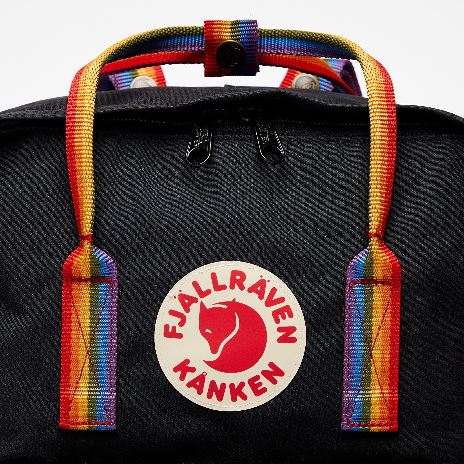 Fjällräven Раница Kånken Rainbow Backpack Black/ Rainbow Pattern