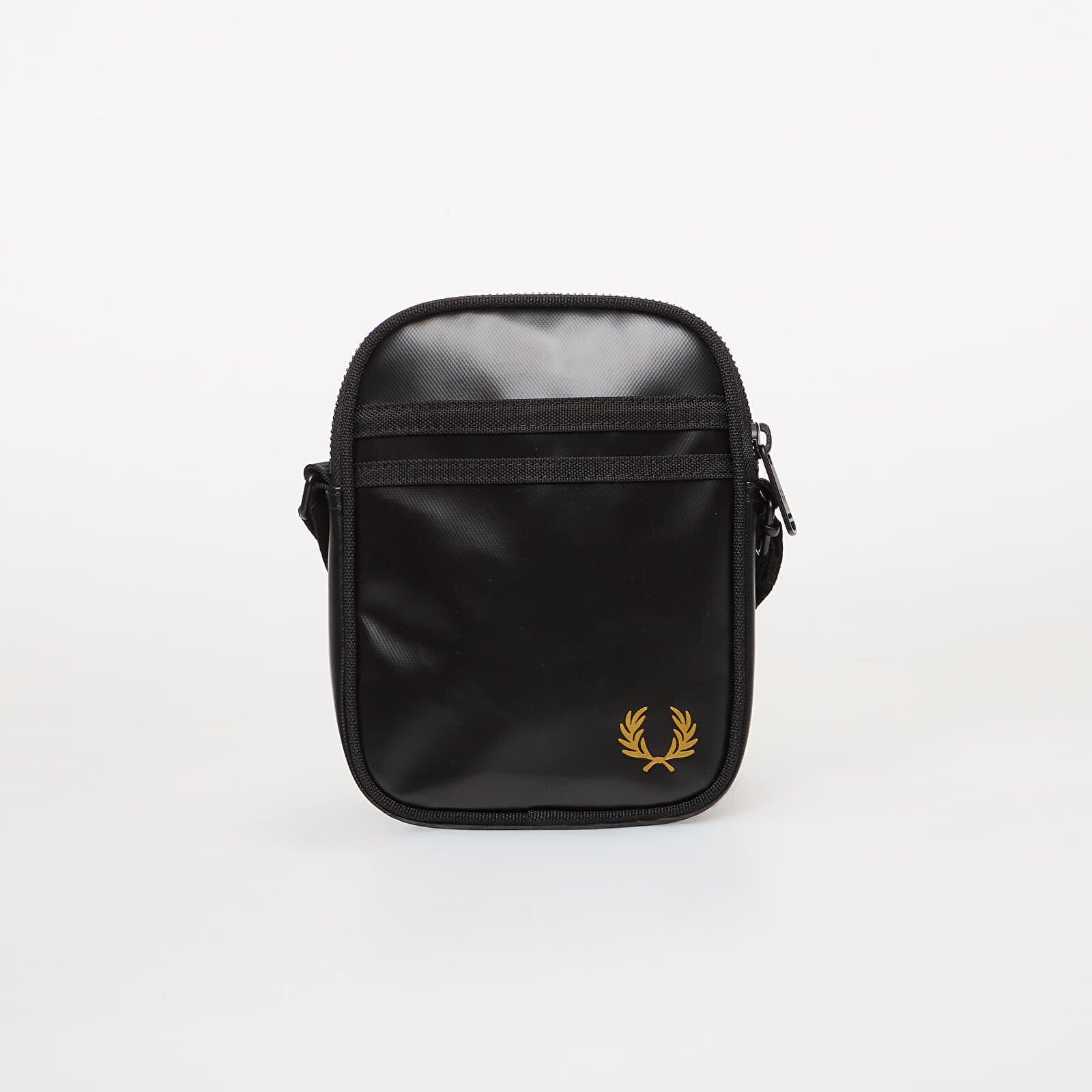 FRED PERRY Чанта Tonal Classic Small Side Bag Black/ Gold