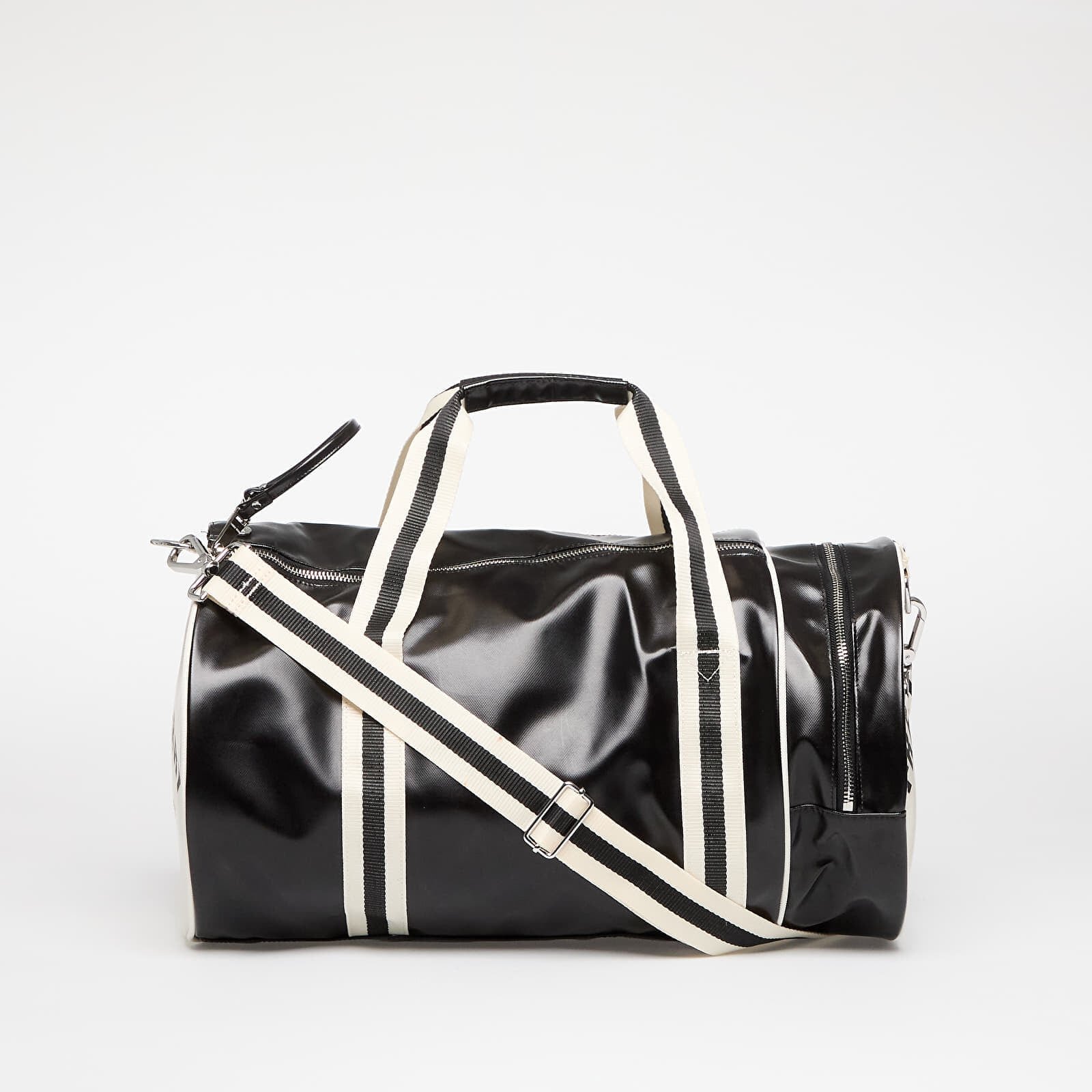 FRED PERRY Classic Barrel Bag Black/ Ecru