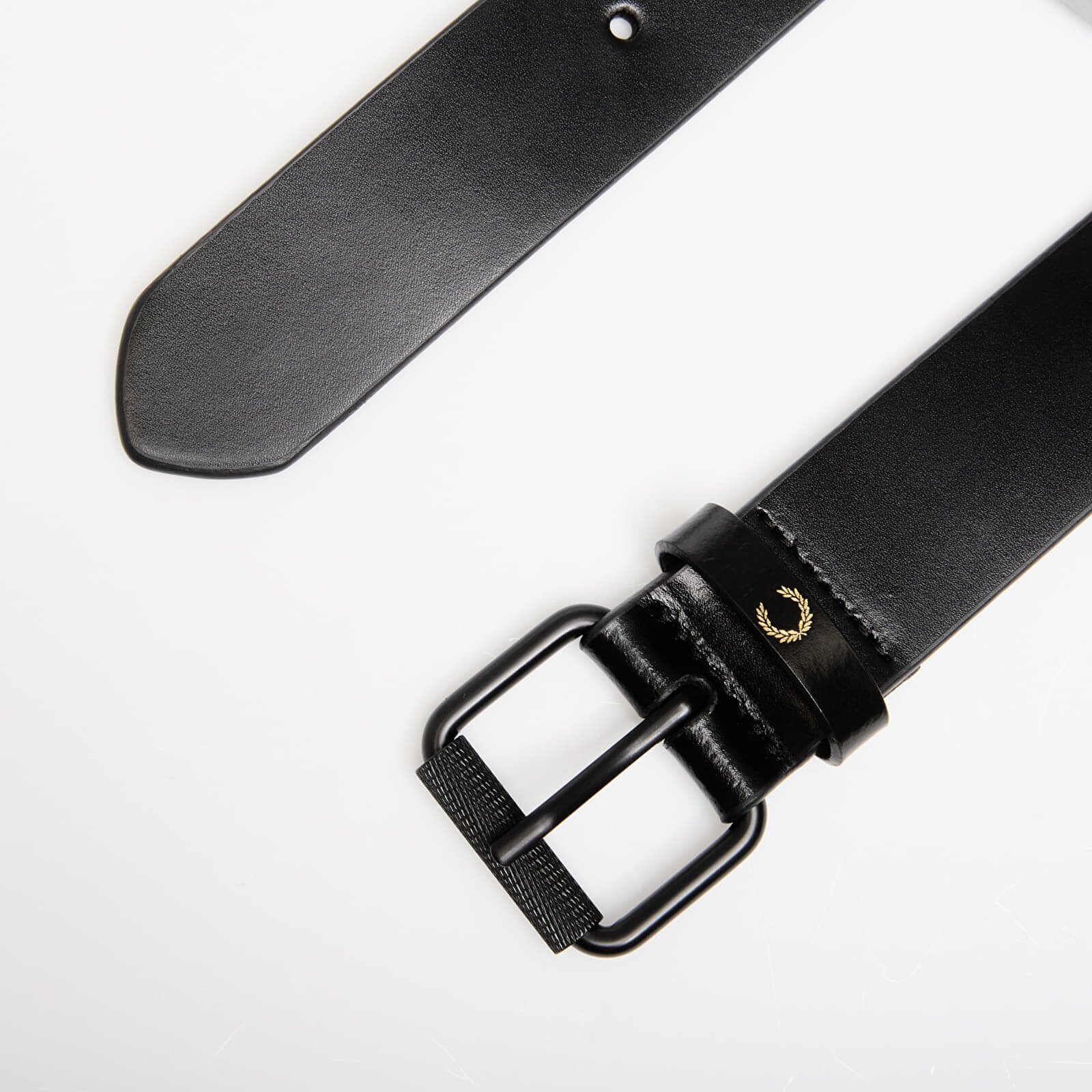 FRED PERRY Колан Classic Leather Belt Black