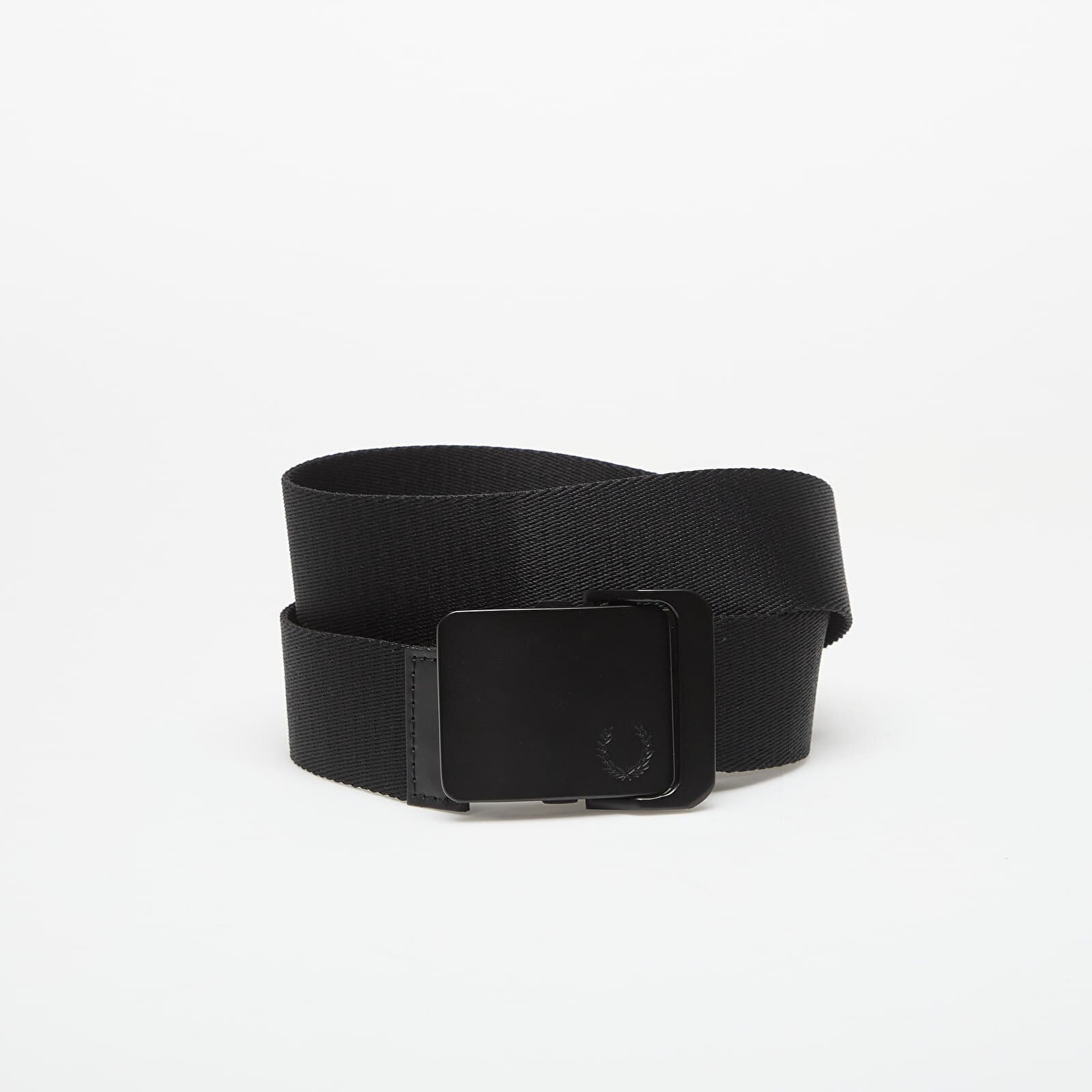 FRED PERRY Колан Plain Webbing Belt Black