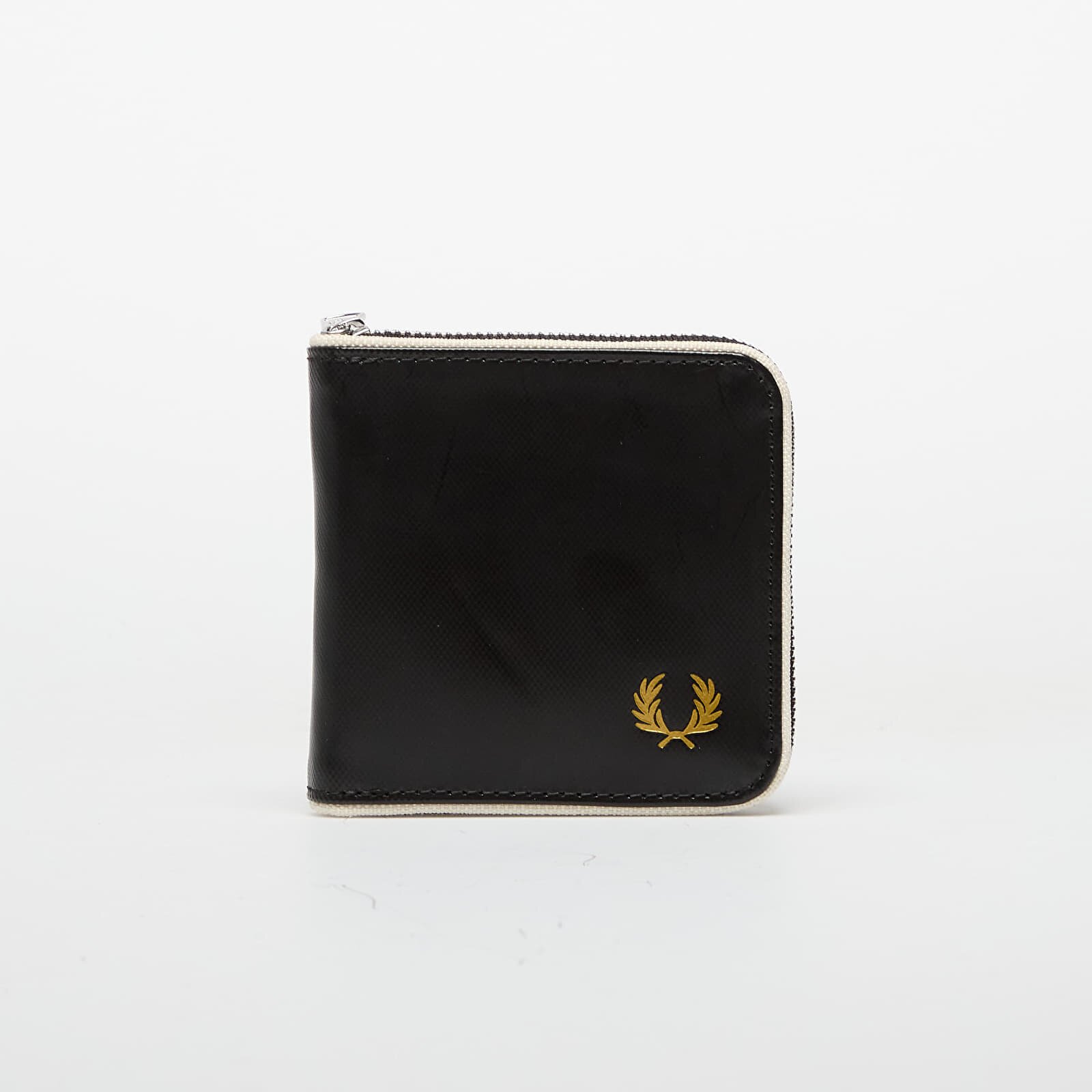 FRED PERRY Портфейл Classic Zip Around Wallet Black/ Ecru
