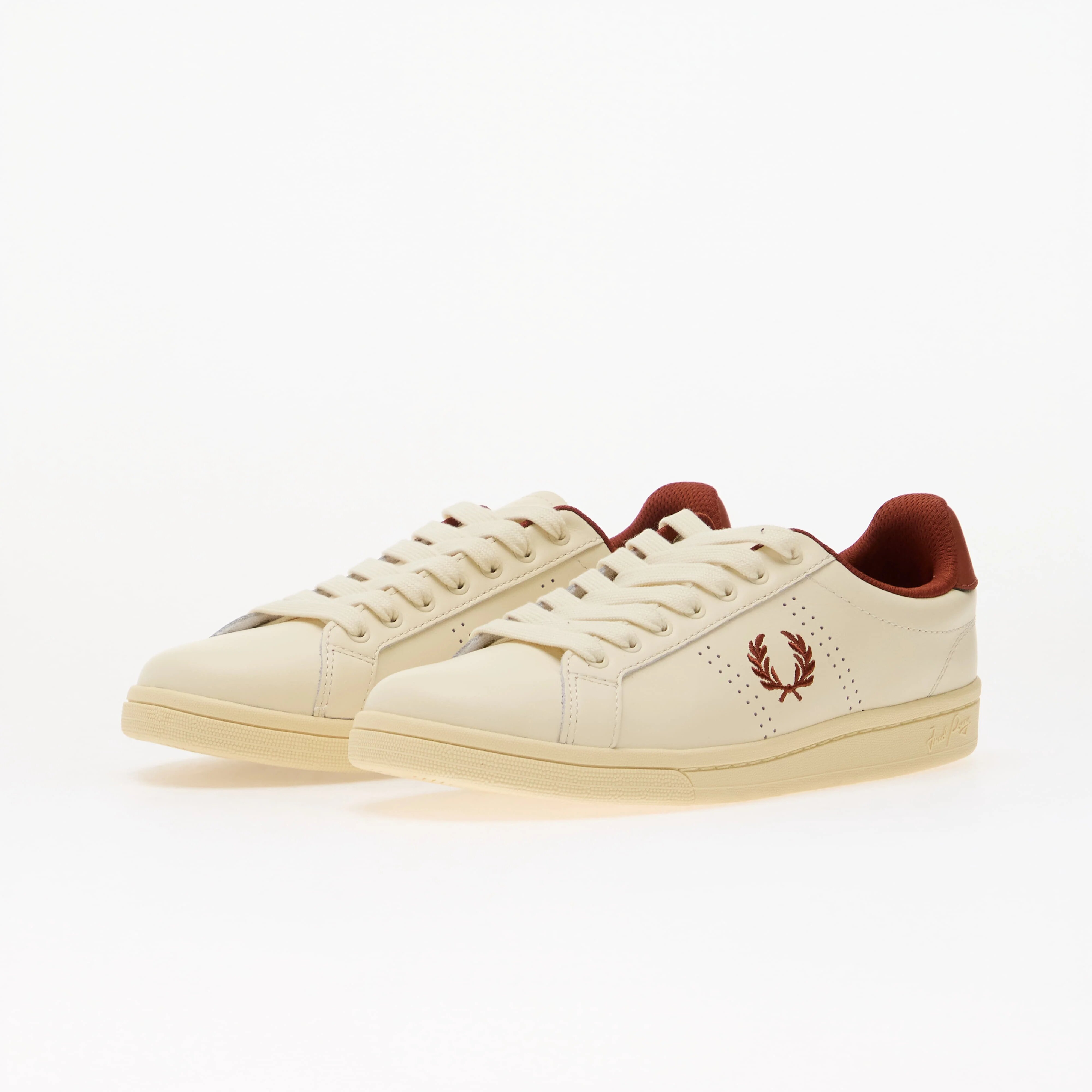 FRED PERRY Сникърси B721 Leather Ecru