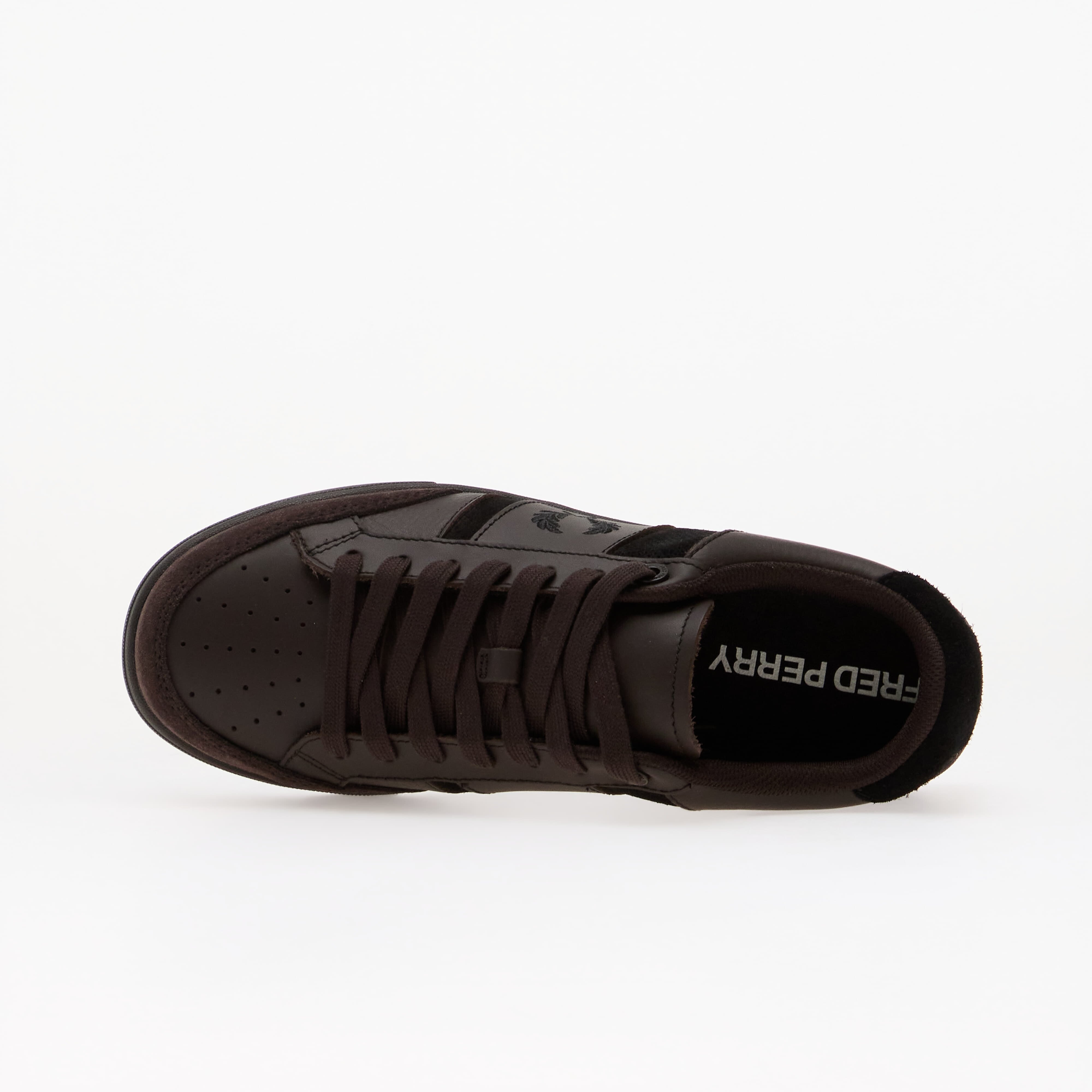 FRED PERRY Сникърси B725 Leather/ Suede Rich Brown