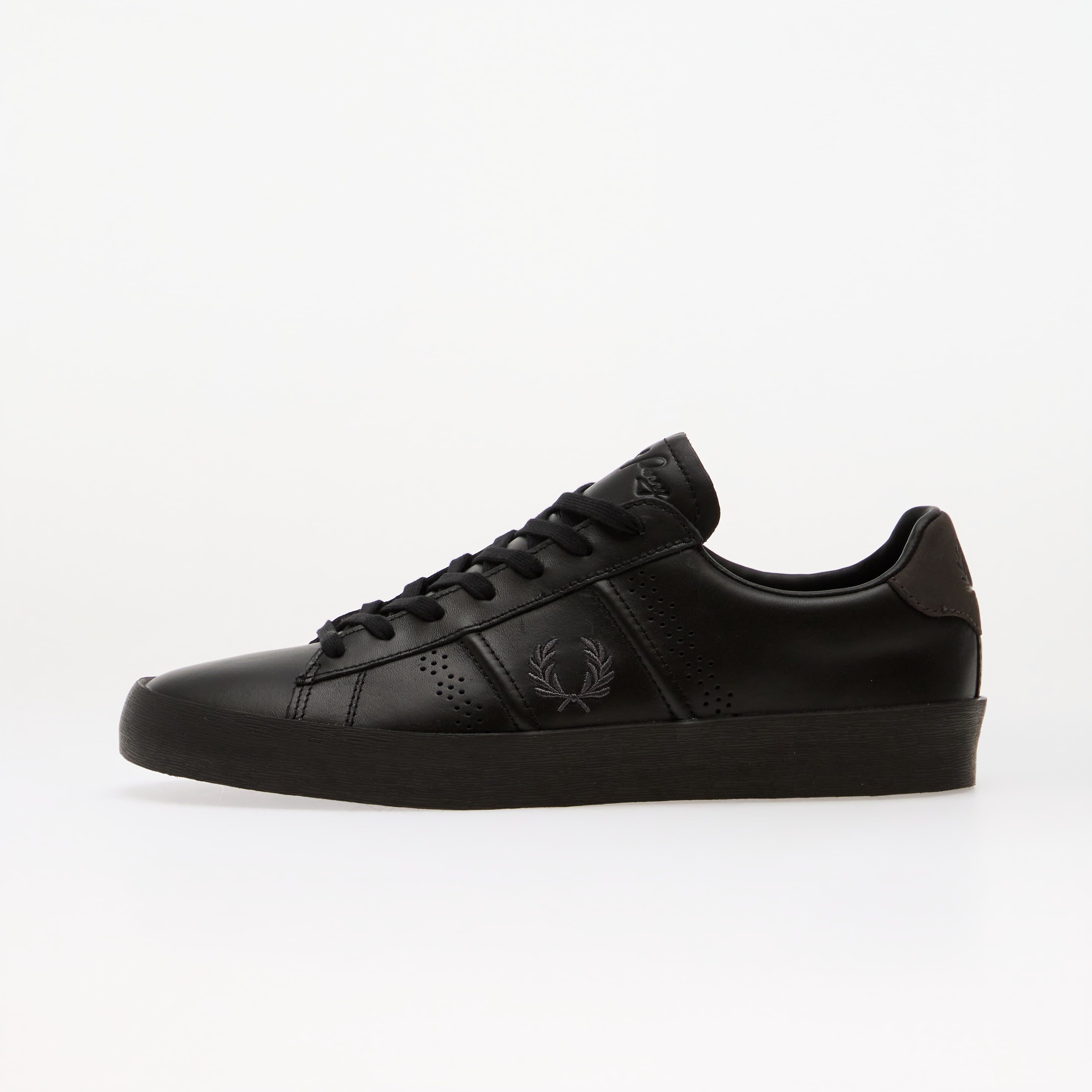 FRED PERRY Сникърси Topspin Leather Black