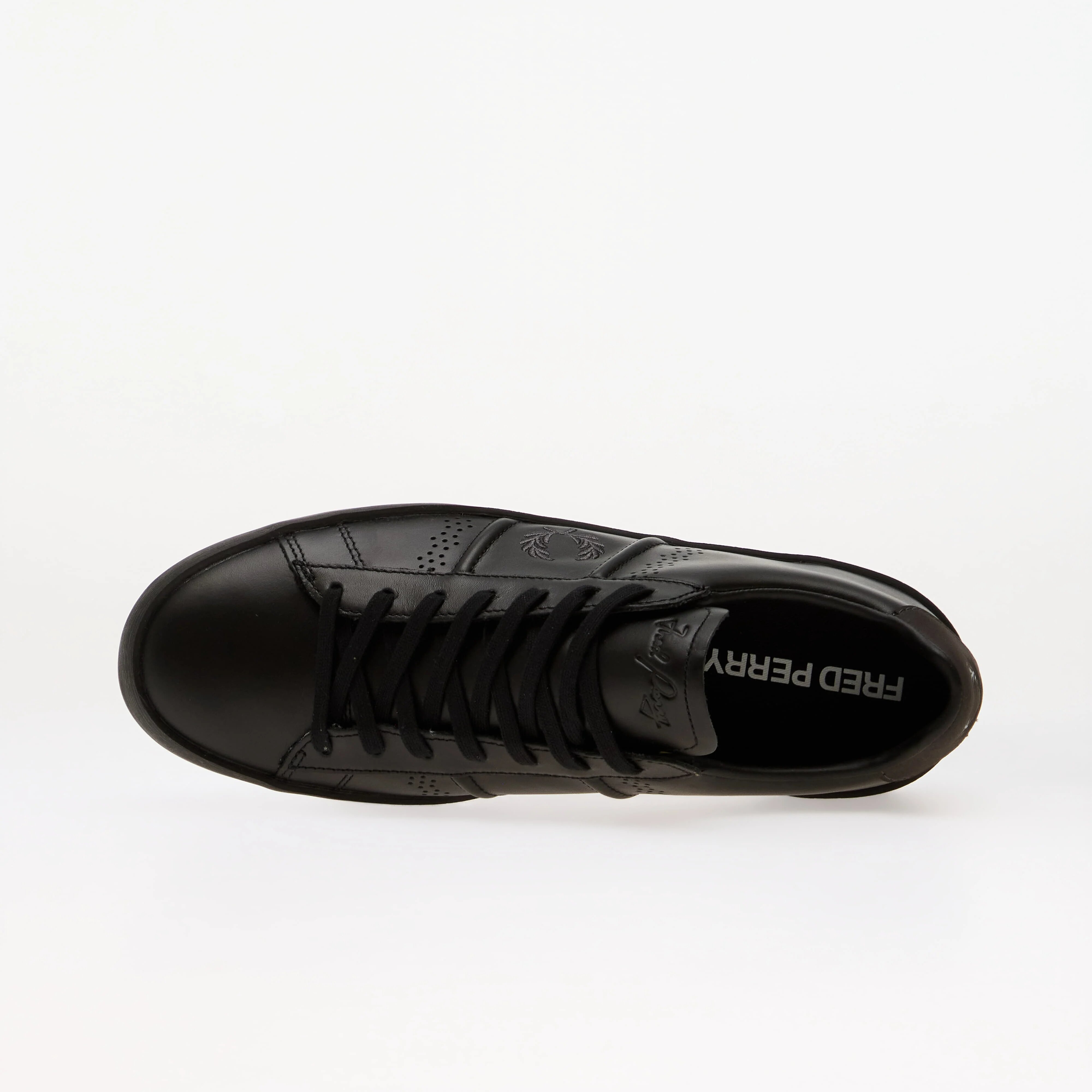 FRED PERRY Сникърси Topspin Leather Black