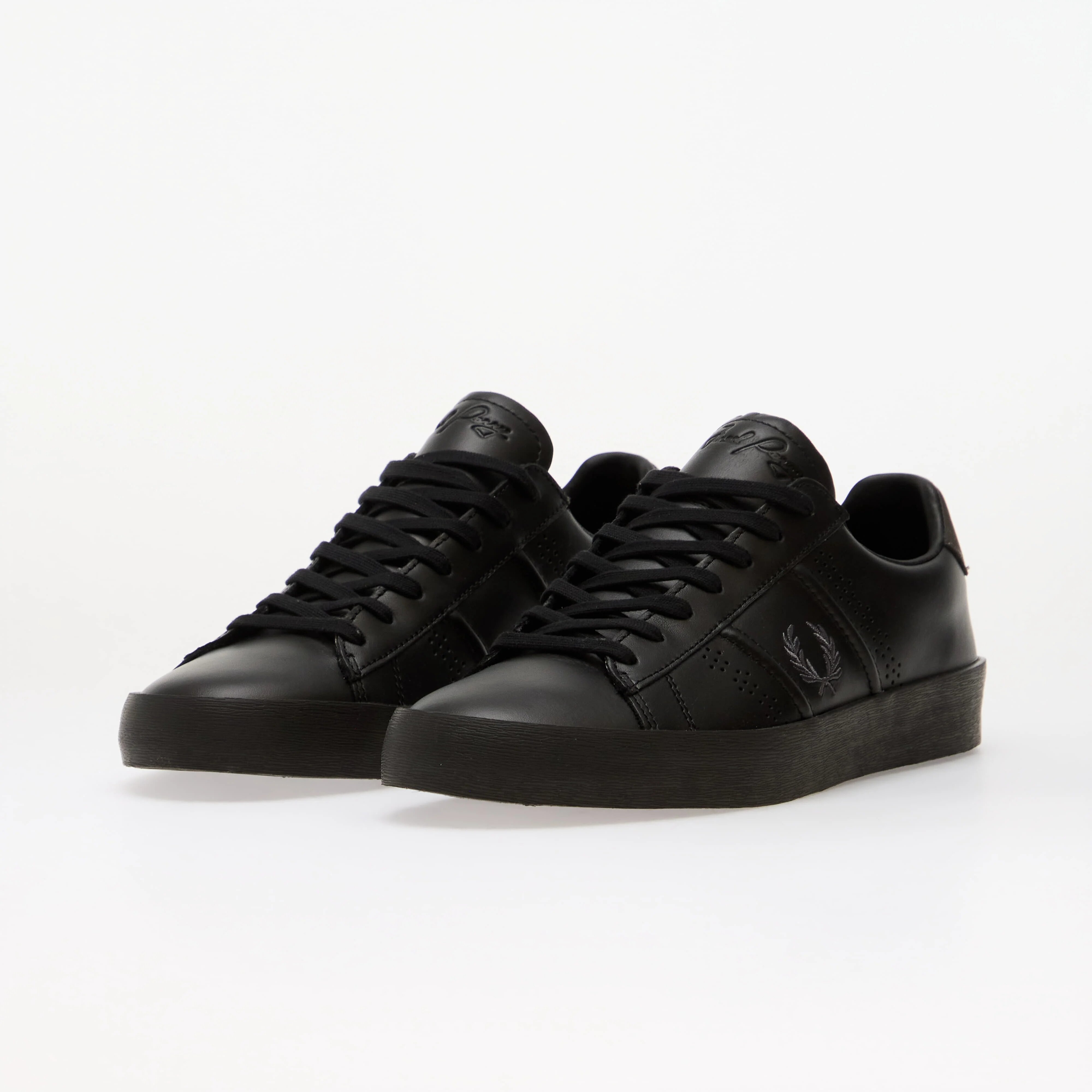 FRED PERRY Сникърси Topspin Leather Black