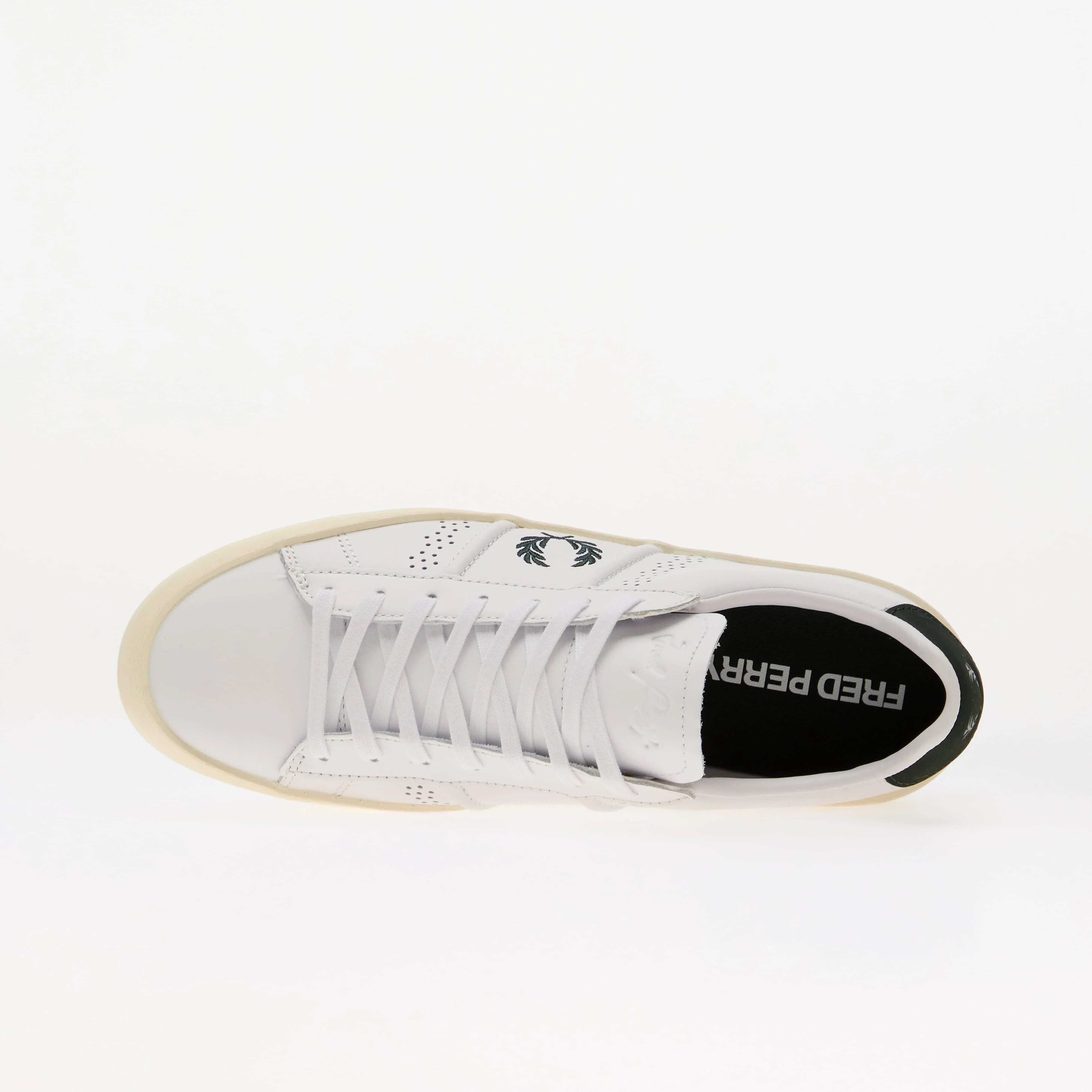FRED PERRY Сникърси Topspin Leather White