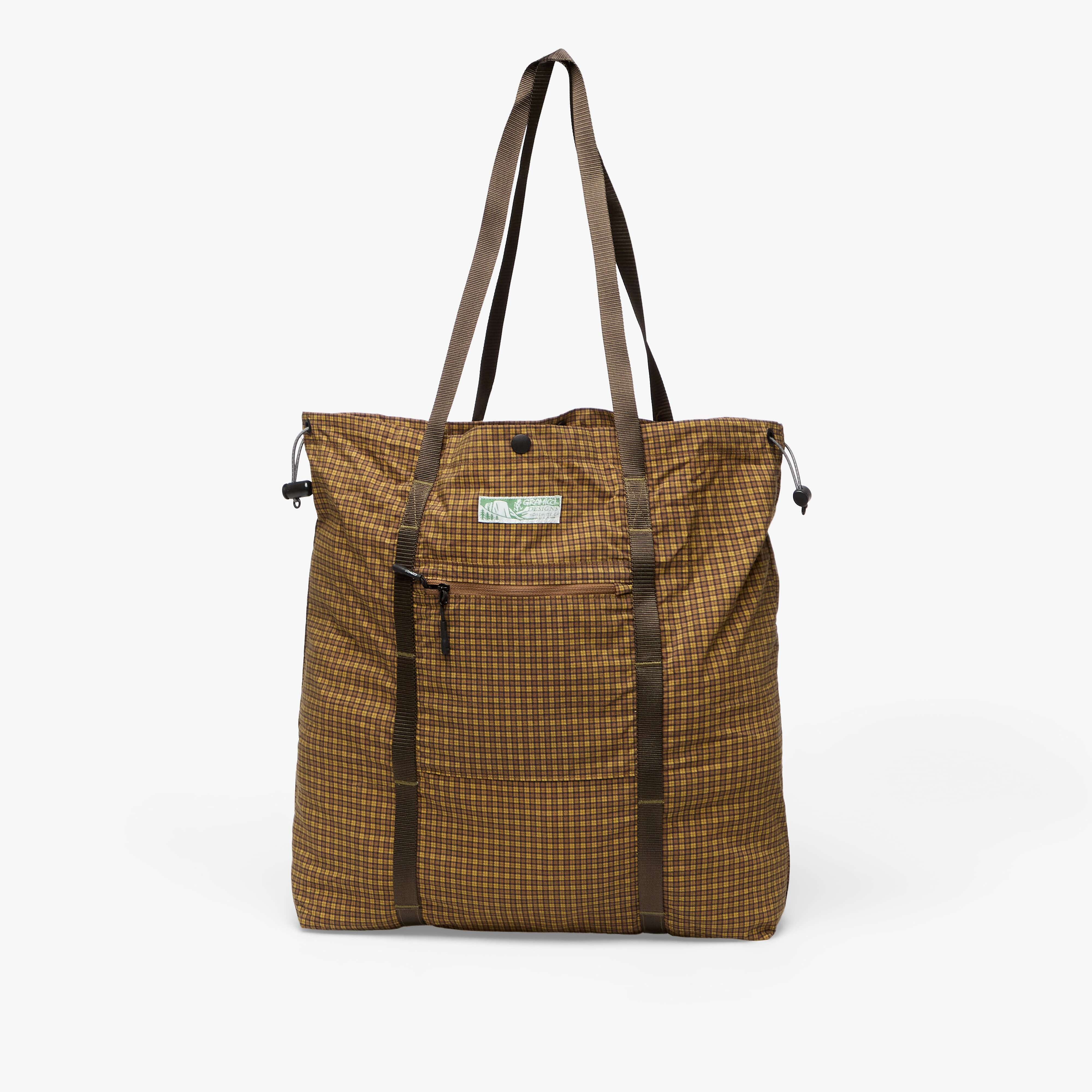 Gramicci Чанта Utility Tote Bag Brown Check