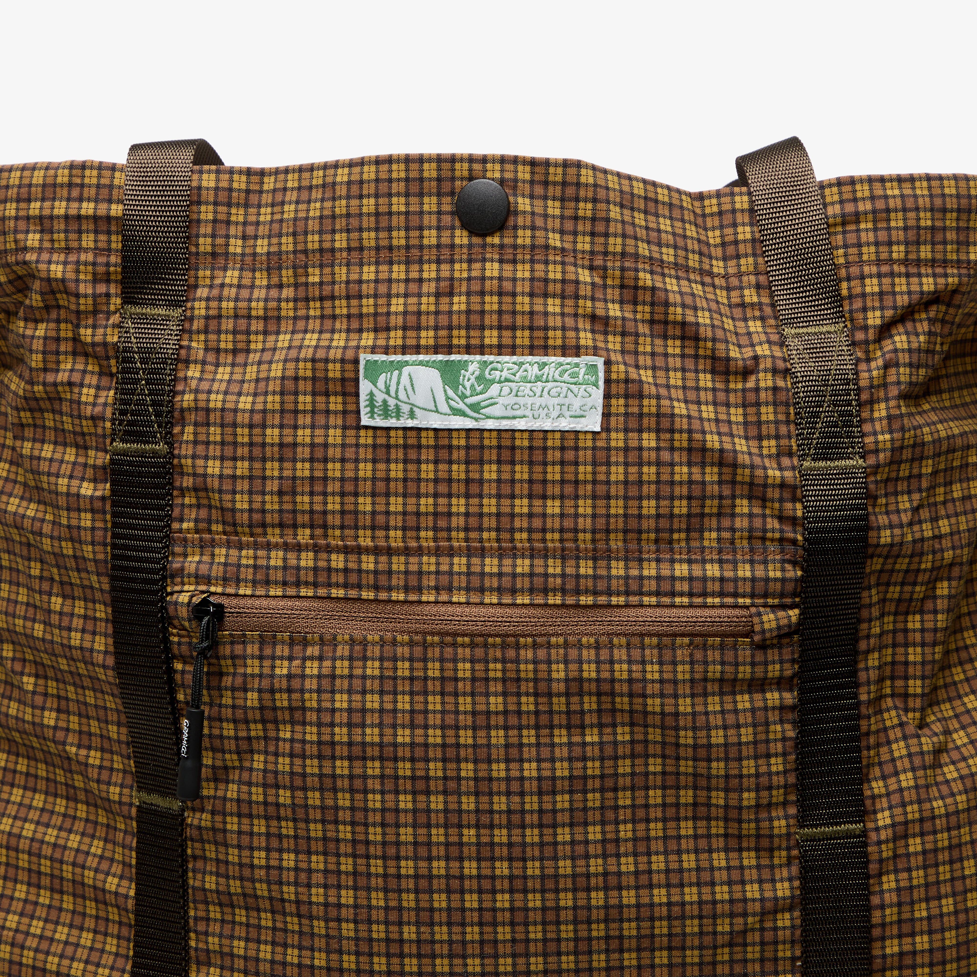 Gramicci Чанта Utility Tote Bag Brown Check