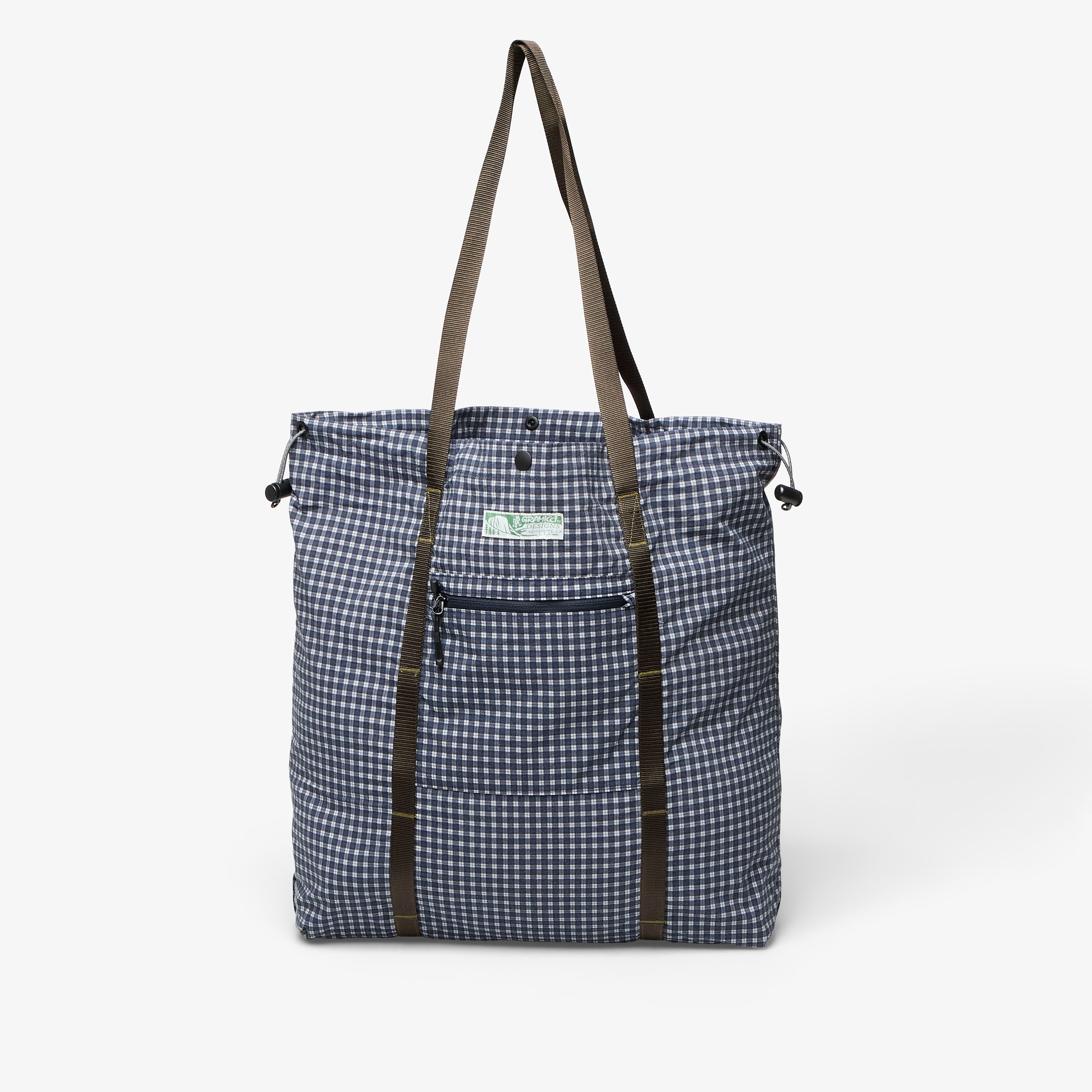 Gramicci Чанта Utility Tote Bag Navy Check