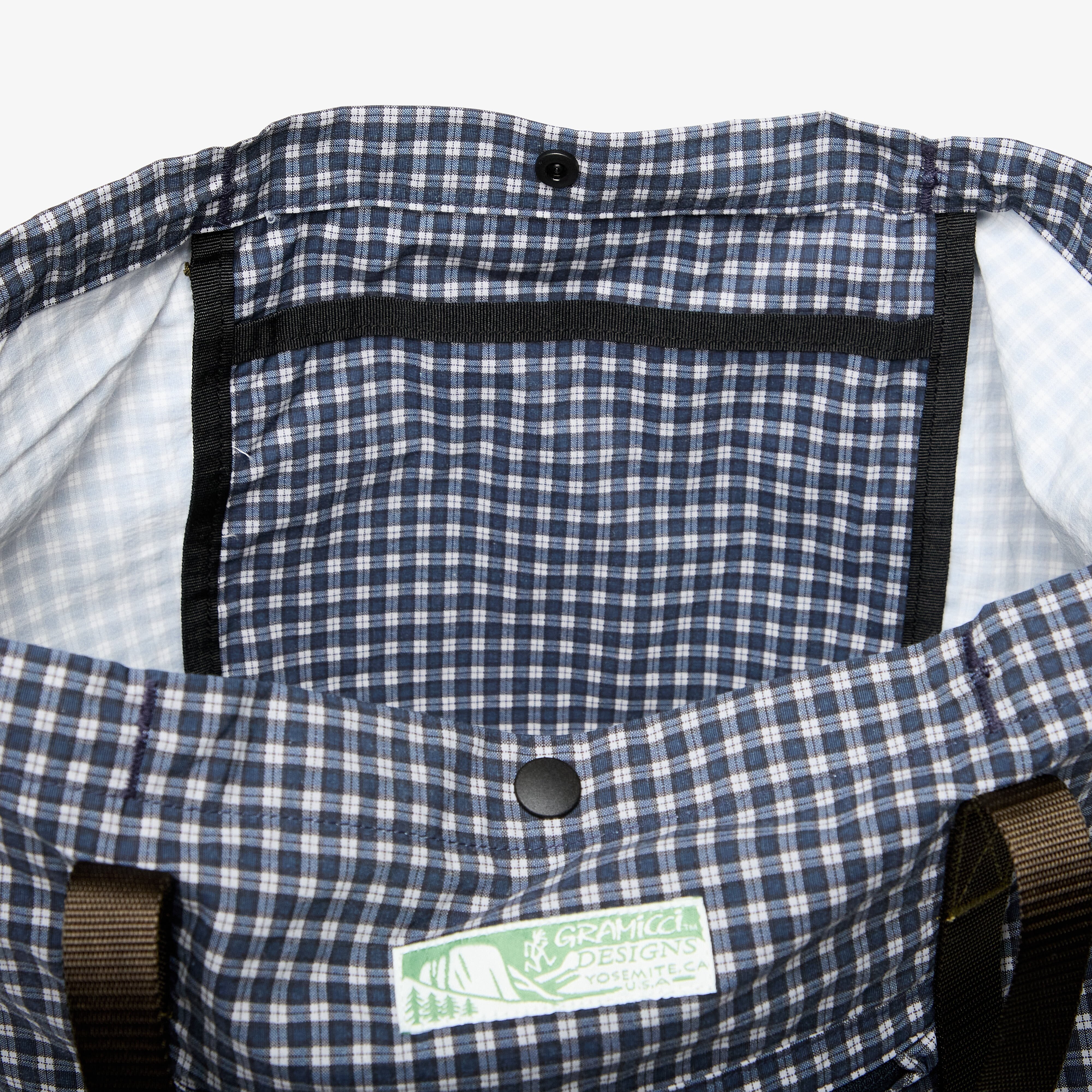 Gramicci Чанта Utility Tote Bag Navy Check