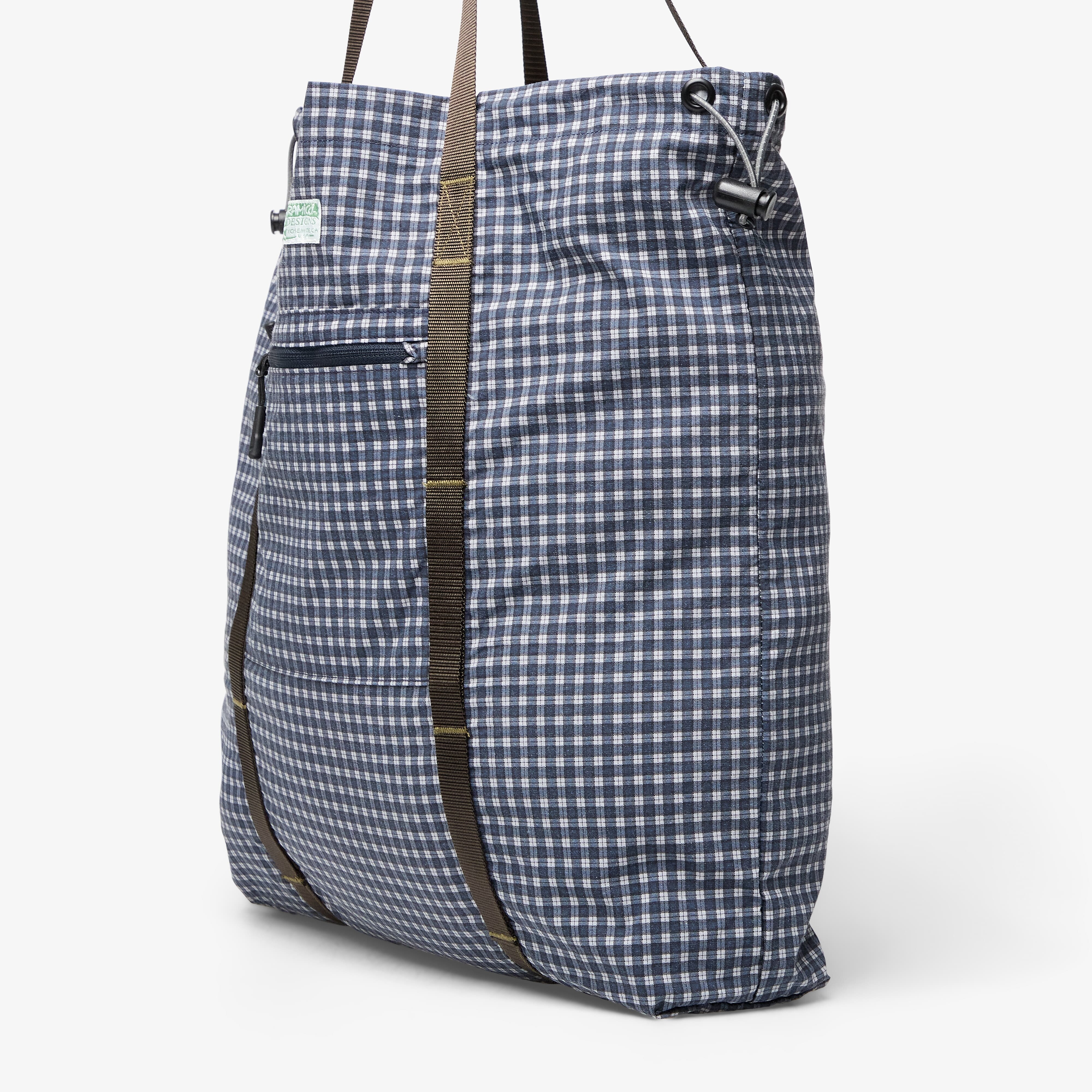 Gramicci Чанта Utility Tote Bag Navy Check