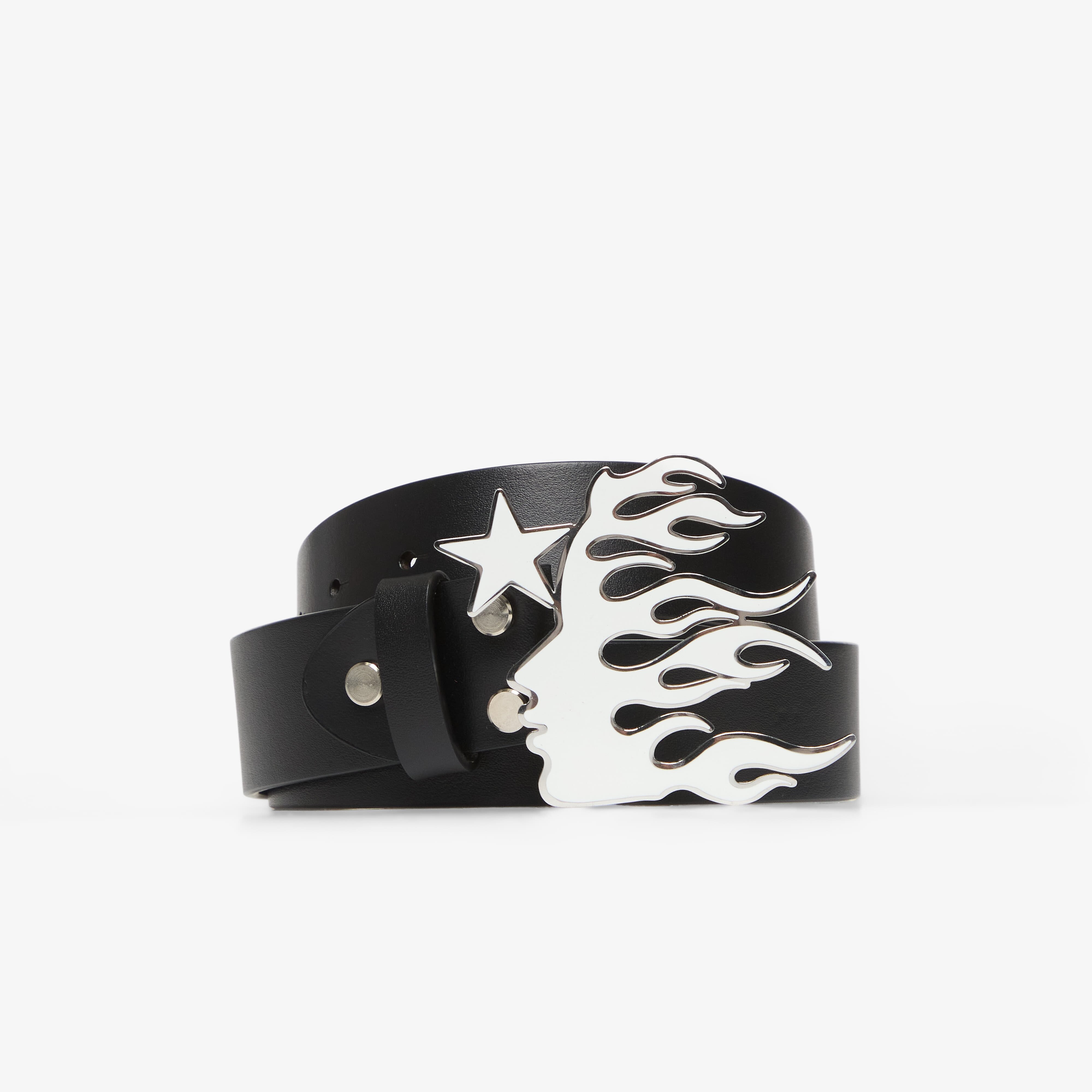HELLSTAR Колан Flame Girl Logo Belt Black