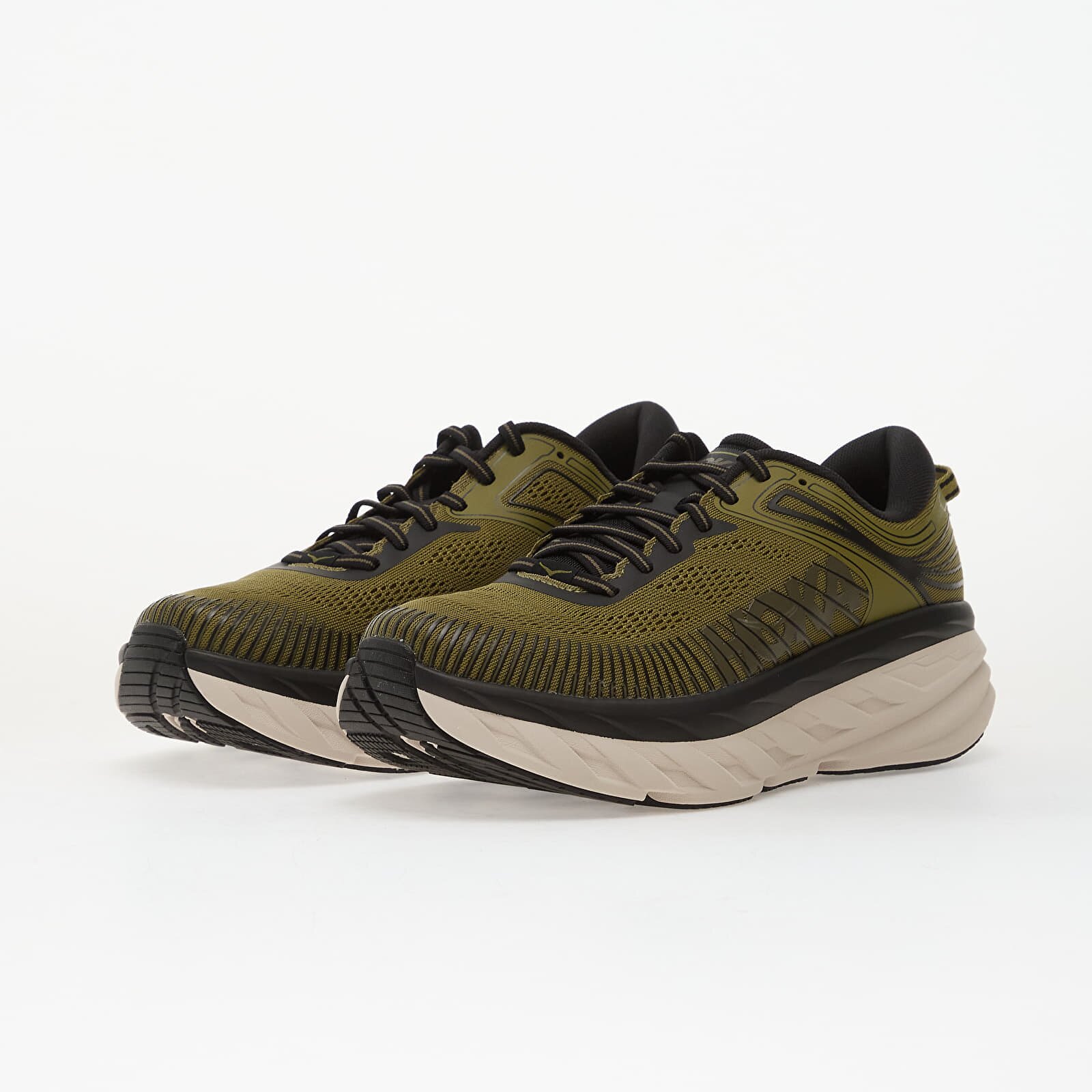 HOKA® Сникърси M Bondi 7 Wild Rye/ Black