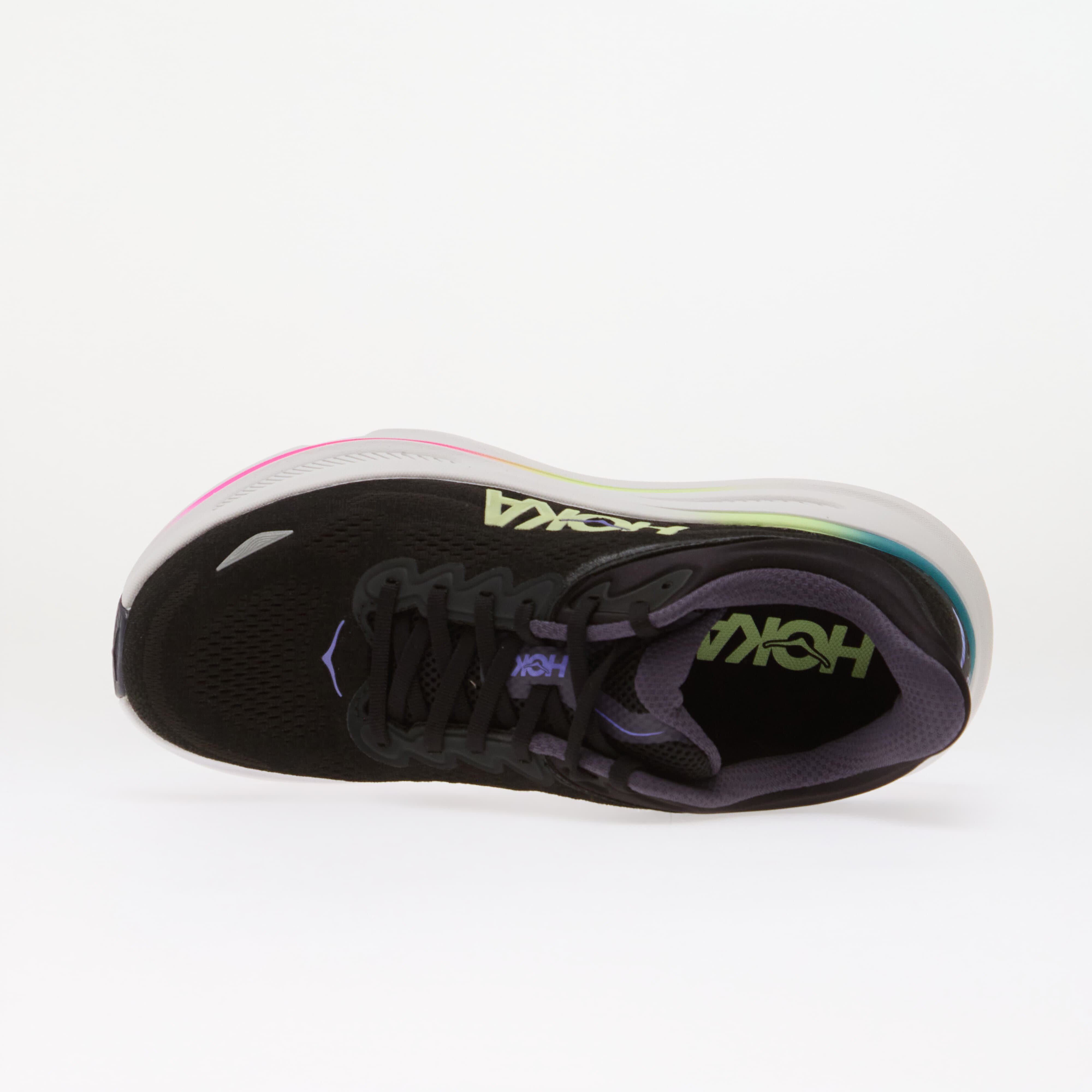 HOKA® Сникърси M Bondi 9 Black/ Neon Yuzu