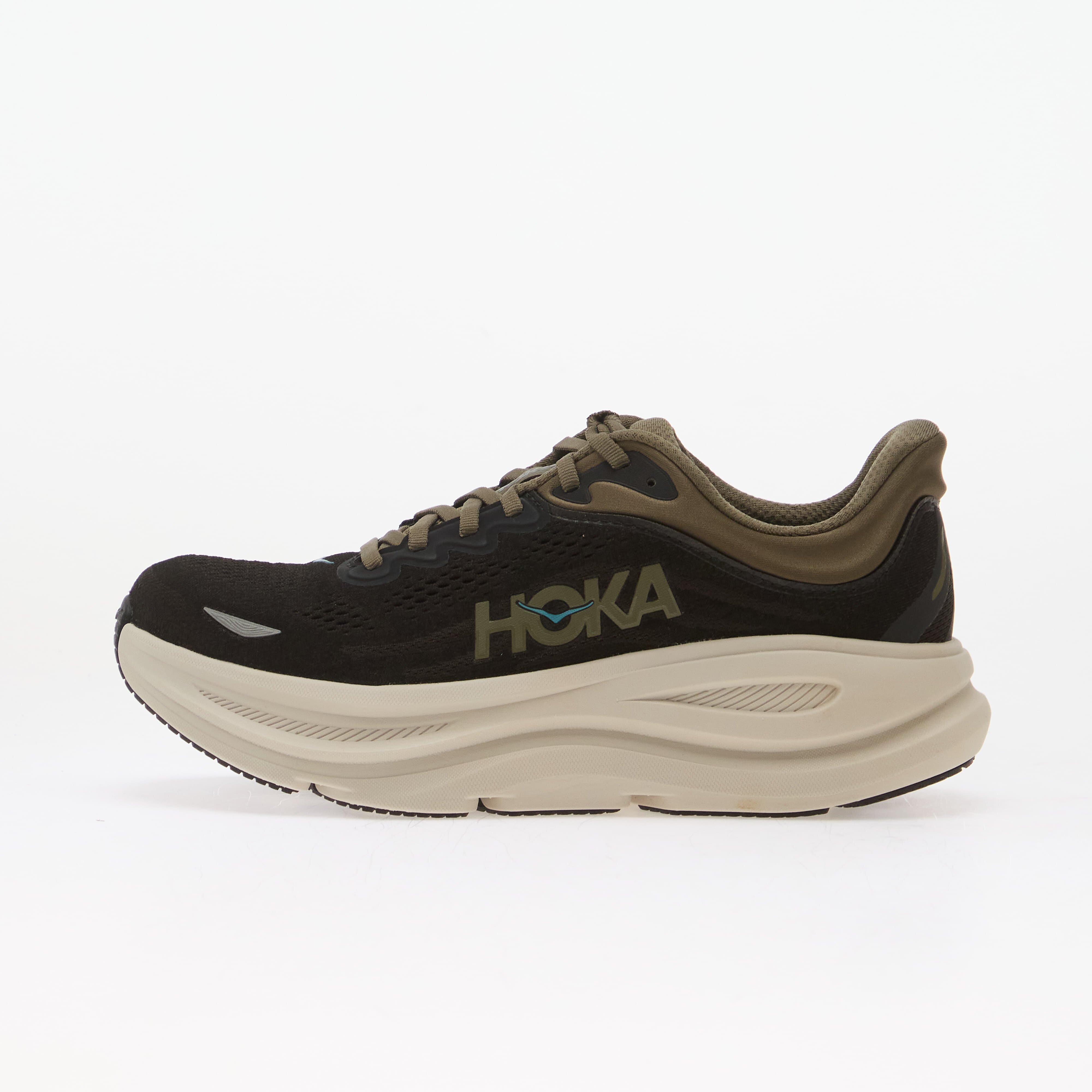 HOKA® Сникърси M Bondi 9 Black/ River Rock Grey