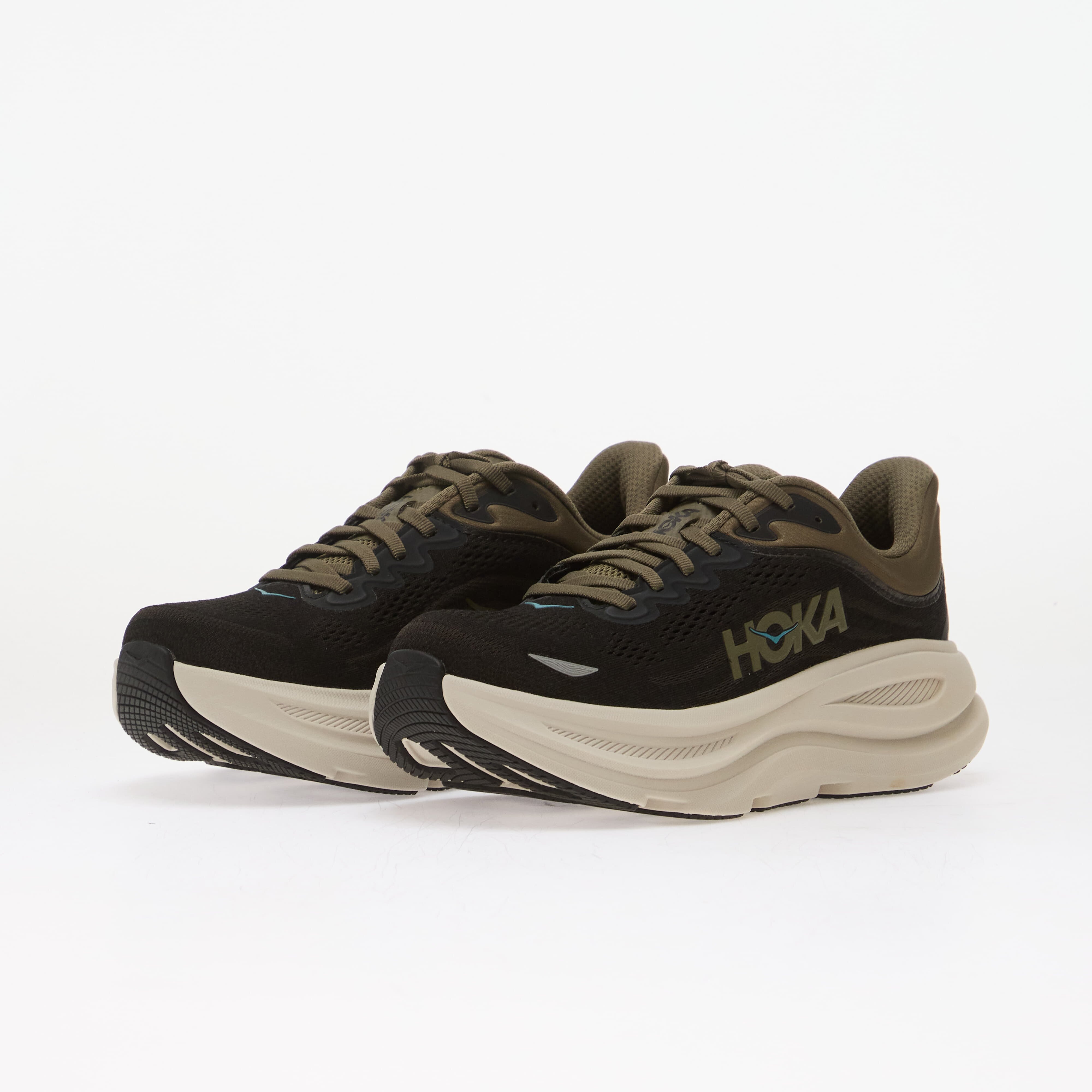 HOKA® Сникърси M Bondi 9 Black/ River Rock Grey