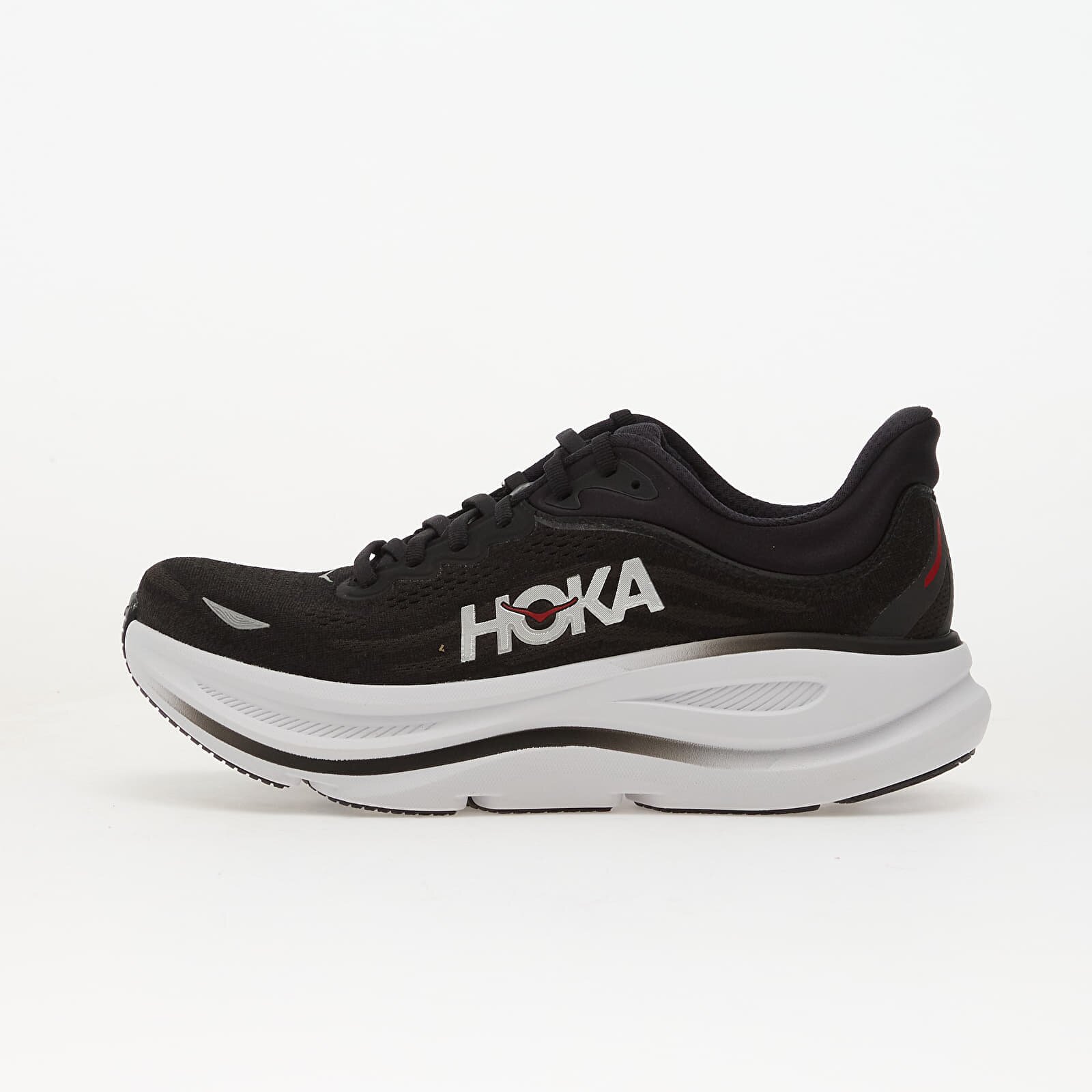 HOKA® Сникърси M Bondi 9 Black/ Vermillion