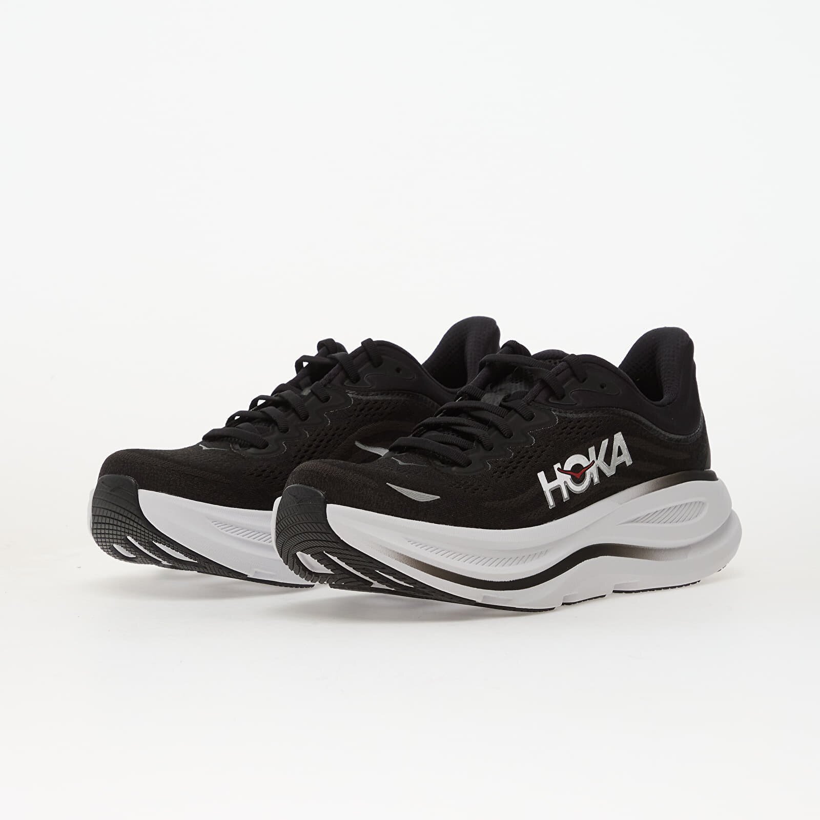 HOKA® Сникърси M Bondi 9 Black/ Vermillion