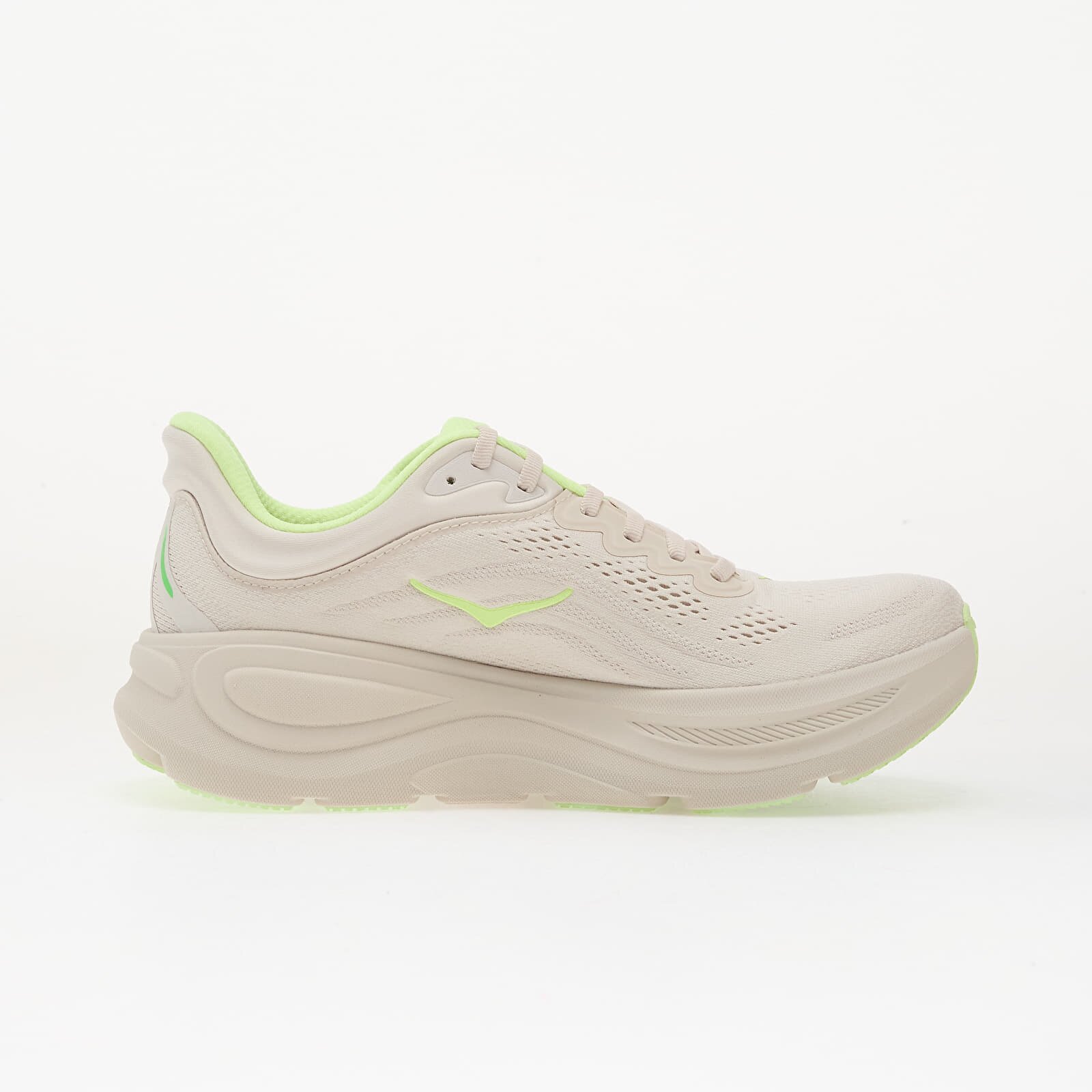 HOKA® Сникърси M Bondi 9 Grout/ Neon Yuzu