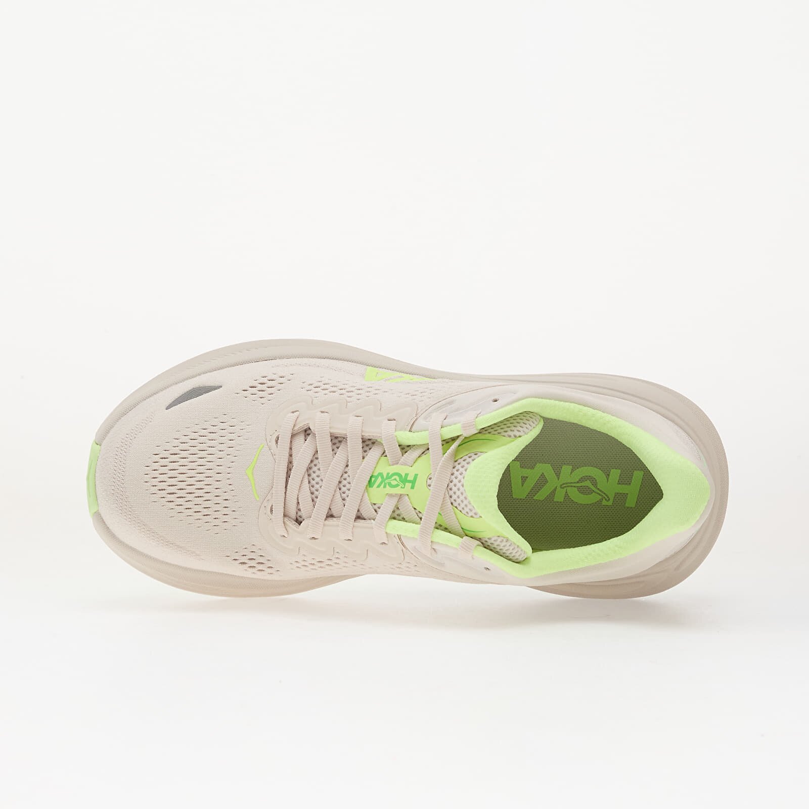 HOKA® Сникърси M Bondi 9 Grout/ Neon Yuzu