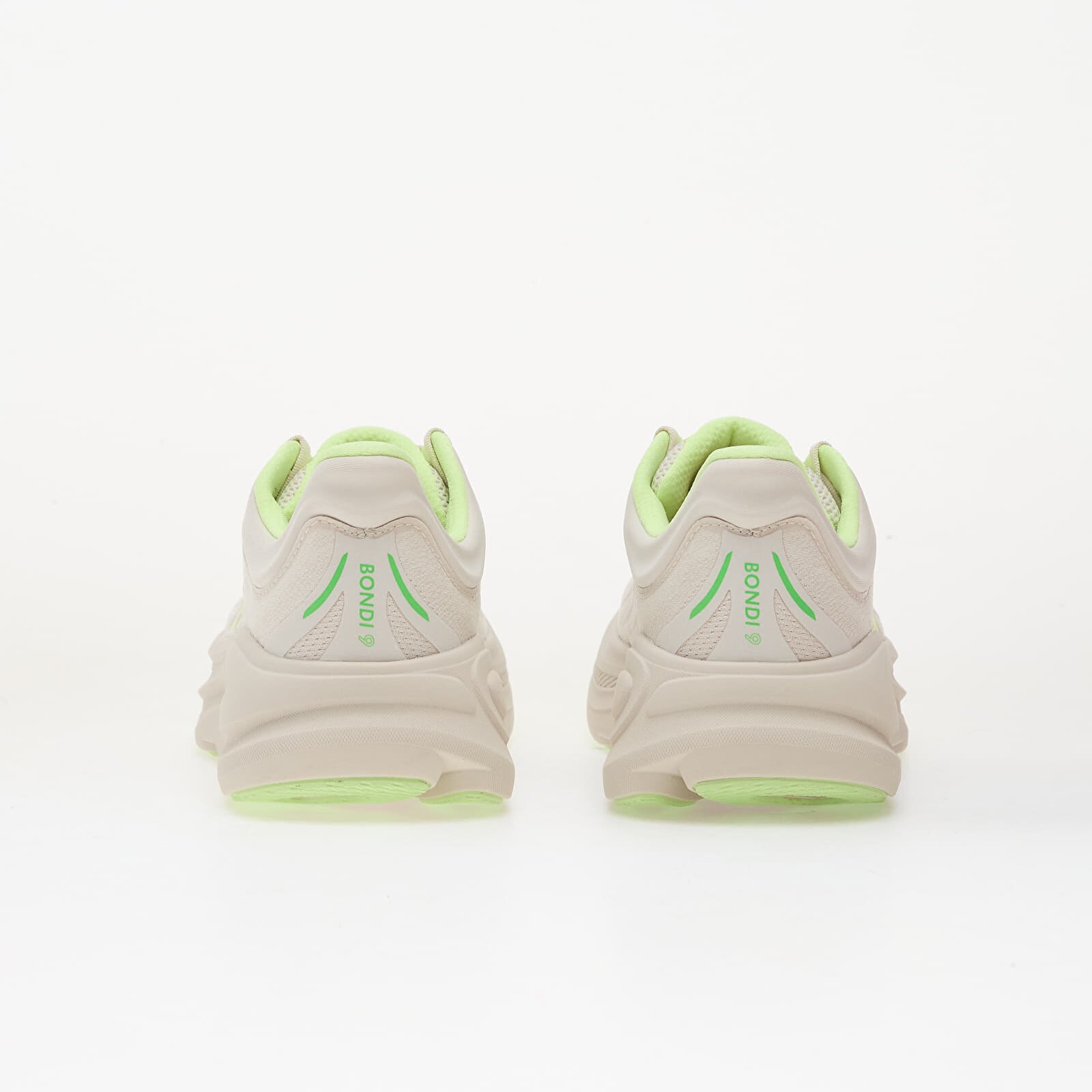 HOKA® Сникърси M Bondi 9 Grout/ Neon Yuzu