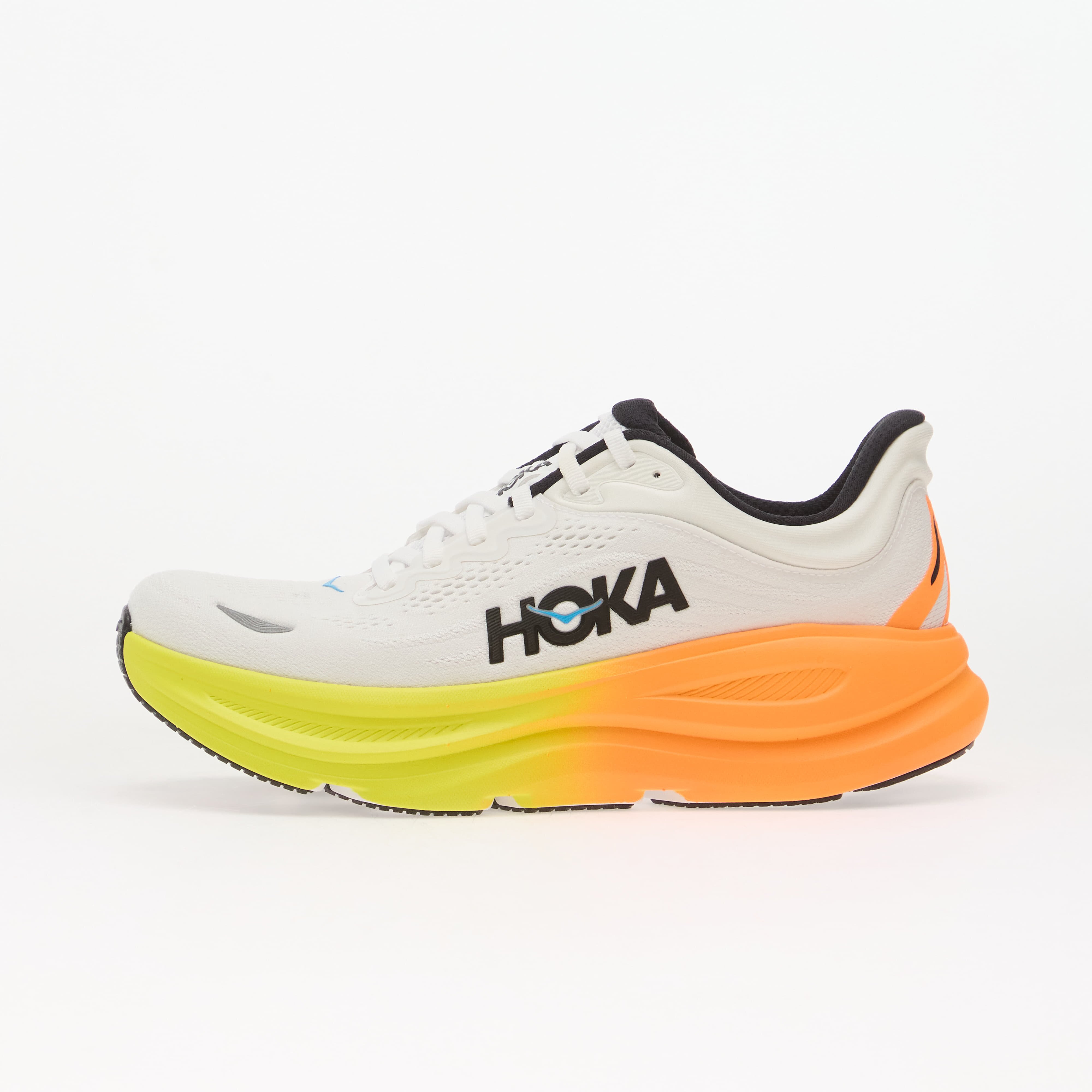 HOKA® Сникърси M Bondi 9 White/ Neon Tangerine