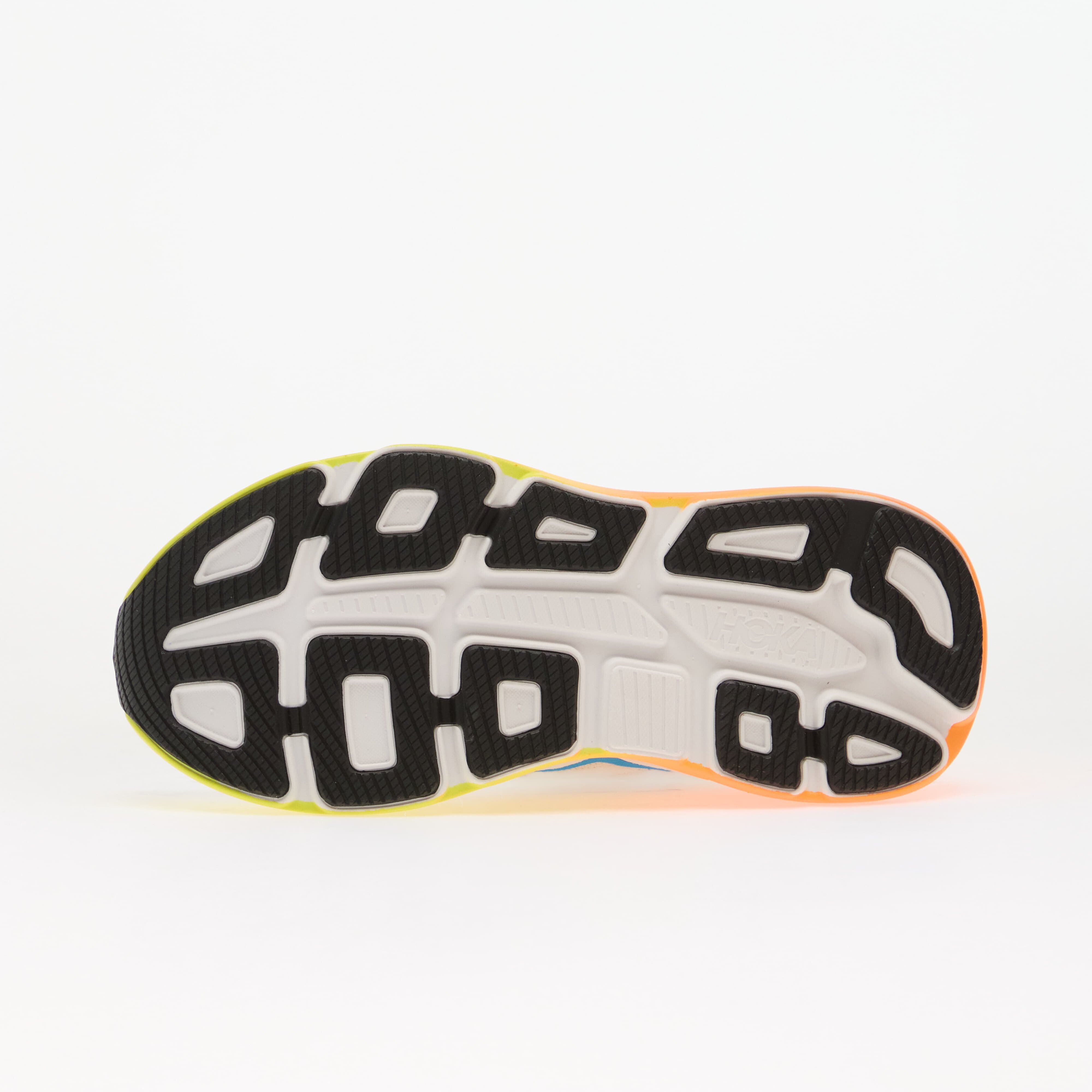 HOKA® Сникърси M Bondi 9 White/ Neon Tangerine