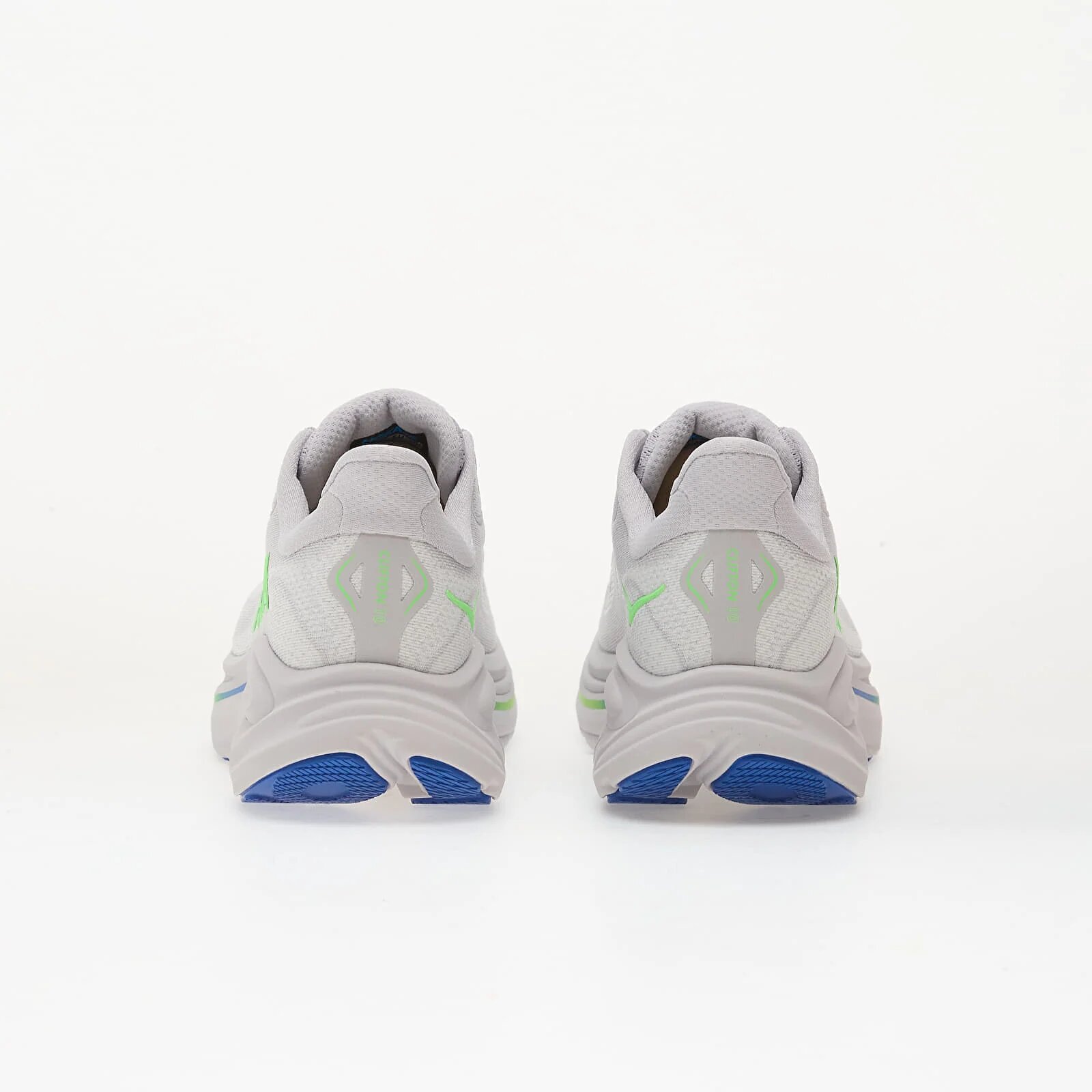 HOKA® Сникърси M Clifton 10 Ash Grey/ Neon Green