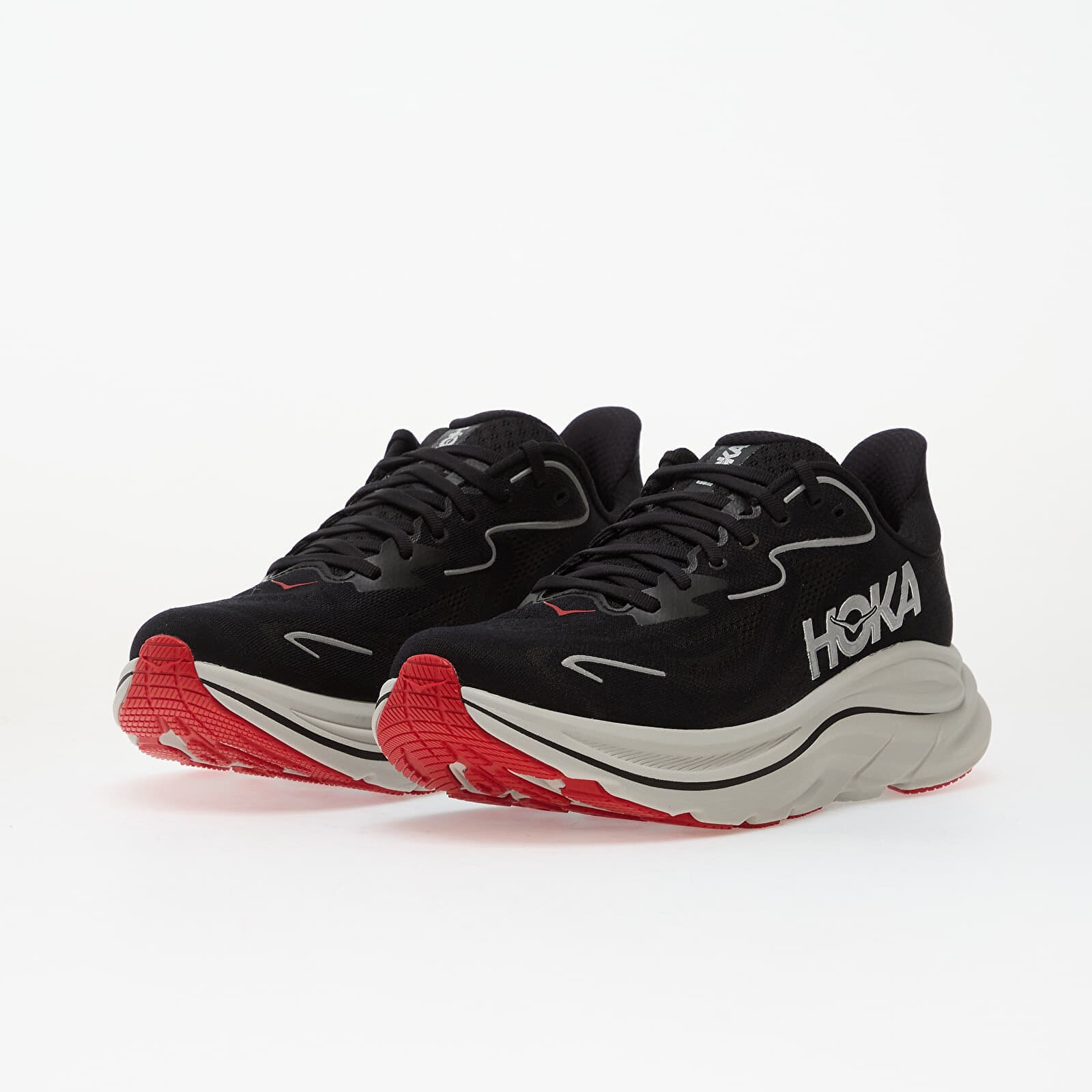 HOKA® Сникърси M Clifton 10 Black/ Silver
