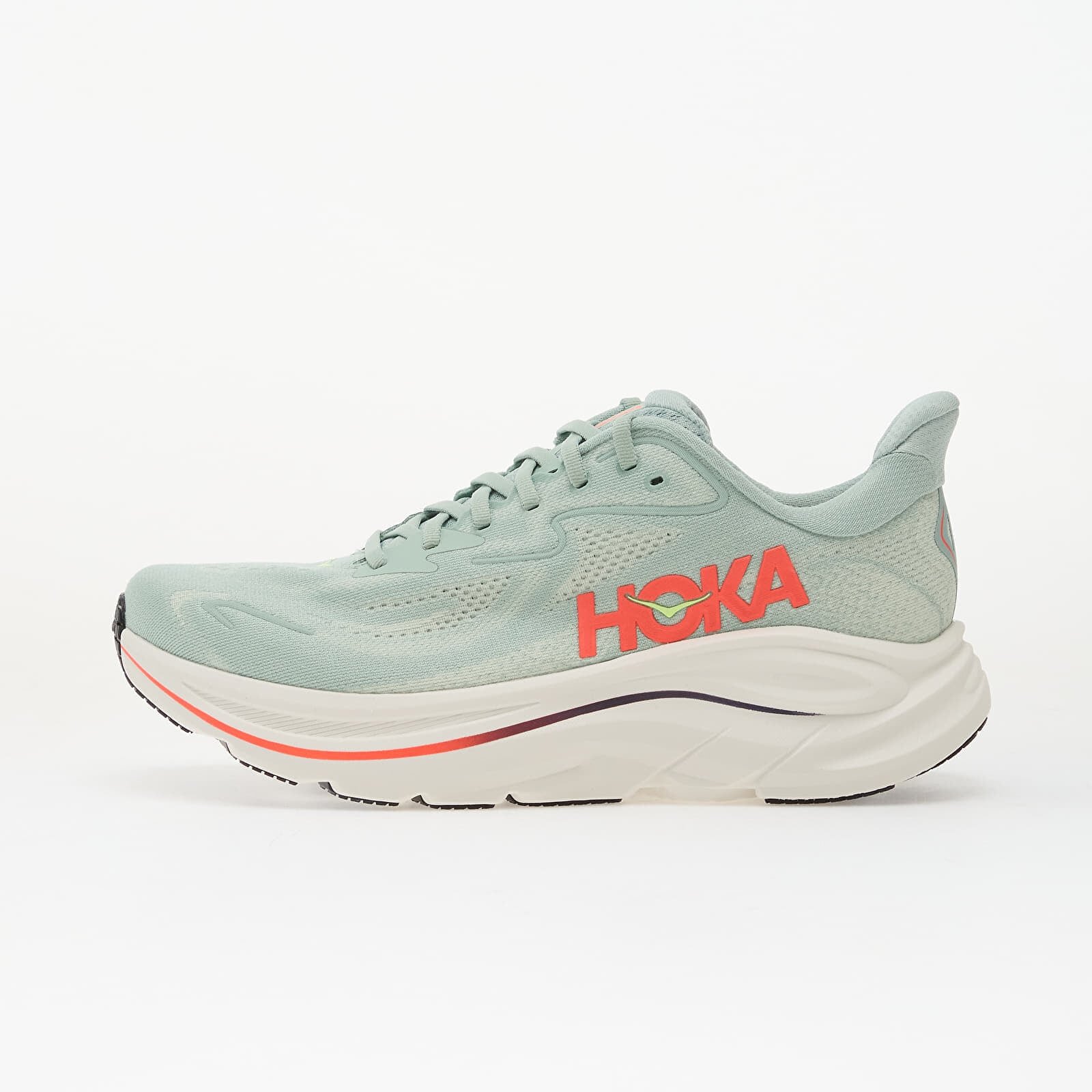 HOKA® Сникърси M Clifton 10 Sage/ Neon Flame
