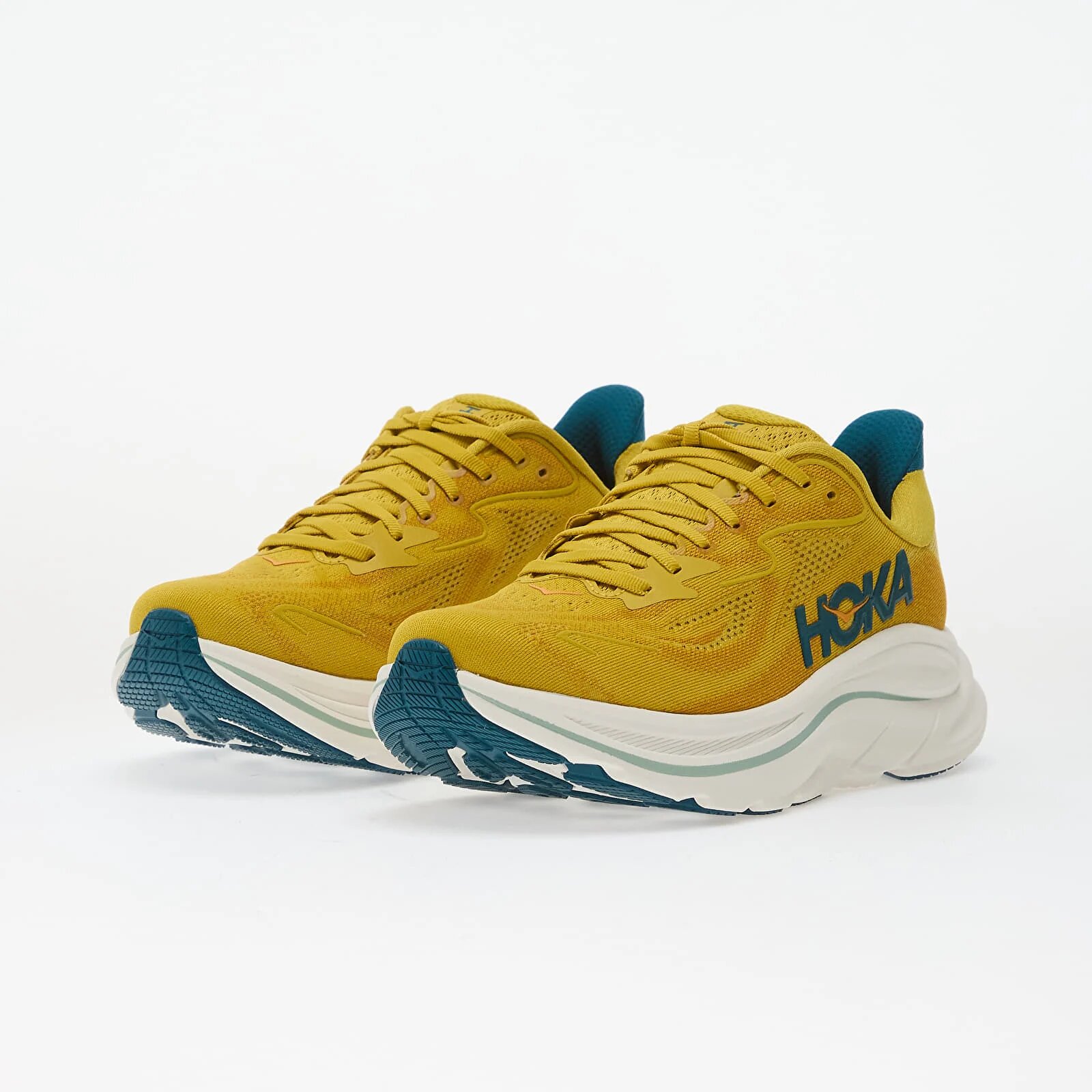 HOKA® Сникърси M Clifton 10 Yellow Gold/ Tidal Wave