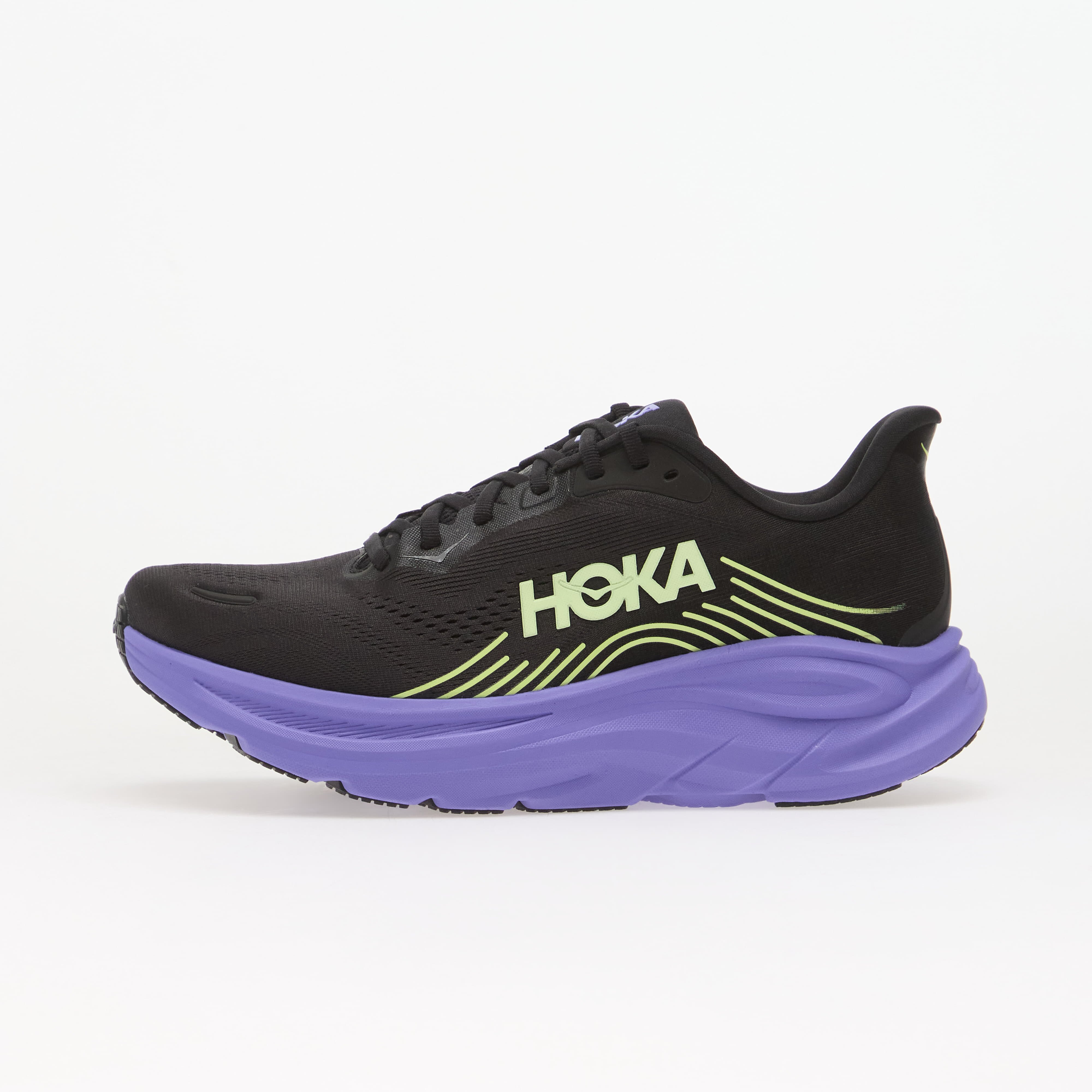 HOKA® Сникърси M Clifton 11 Black/ Neon Yuzu