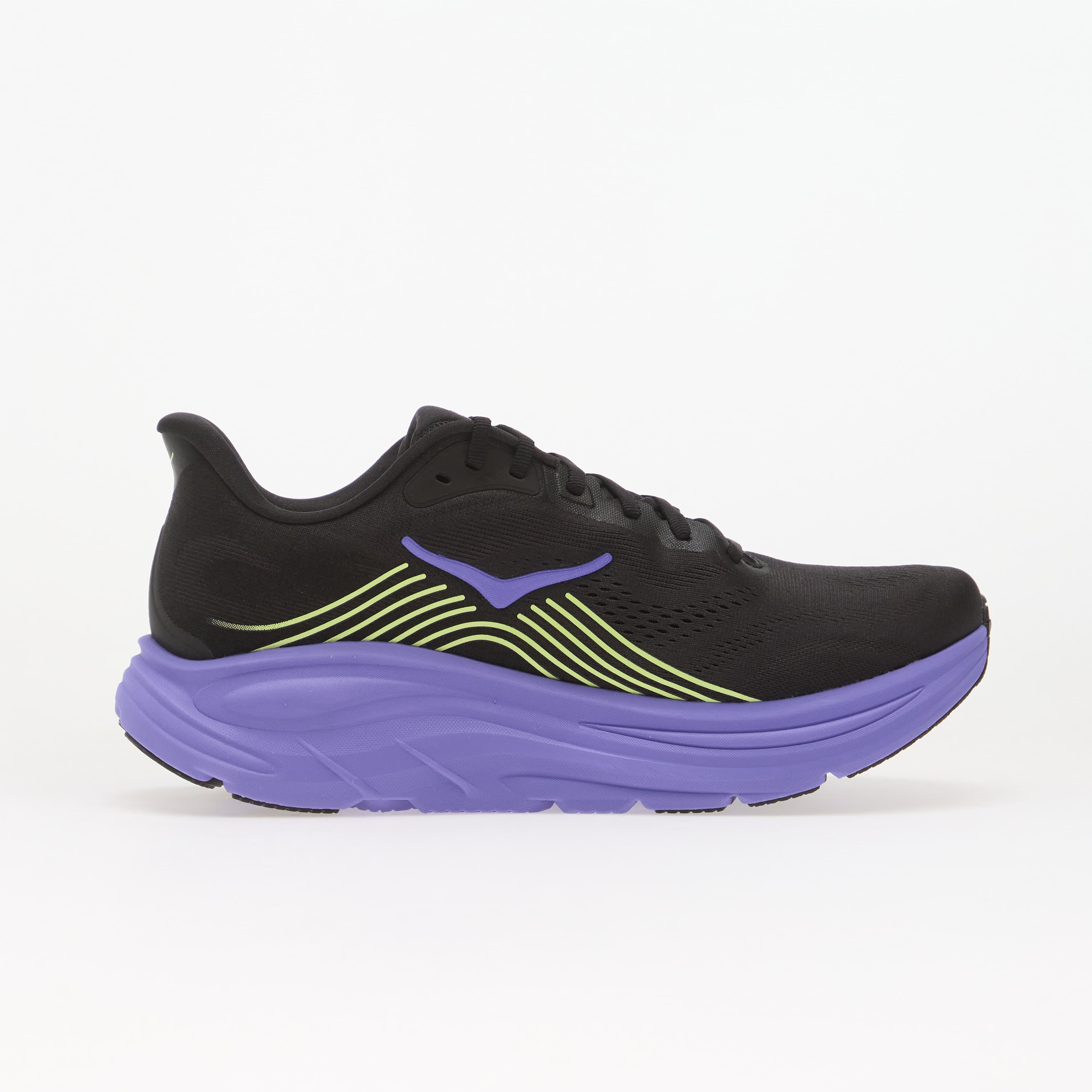 HOKA® Сникърси M Clifton 11 Black/ Neon Yuzu