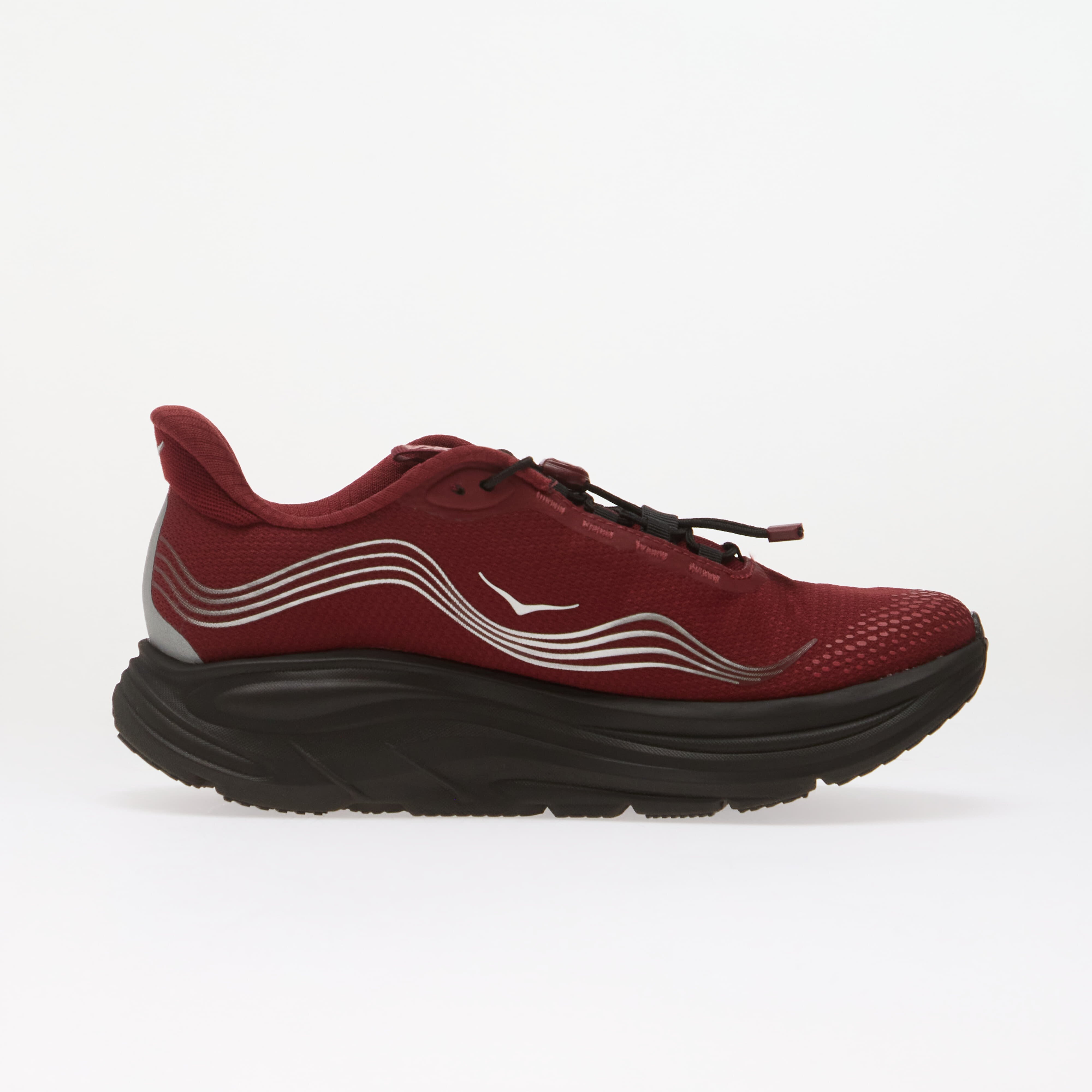 HOKA® Сникърси M Clifton 11 GTX Varsity Burgundy/ Carbon Black