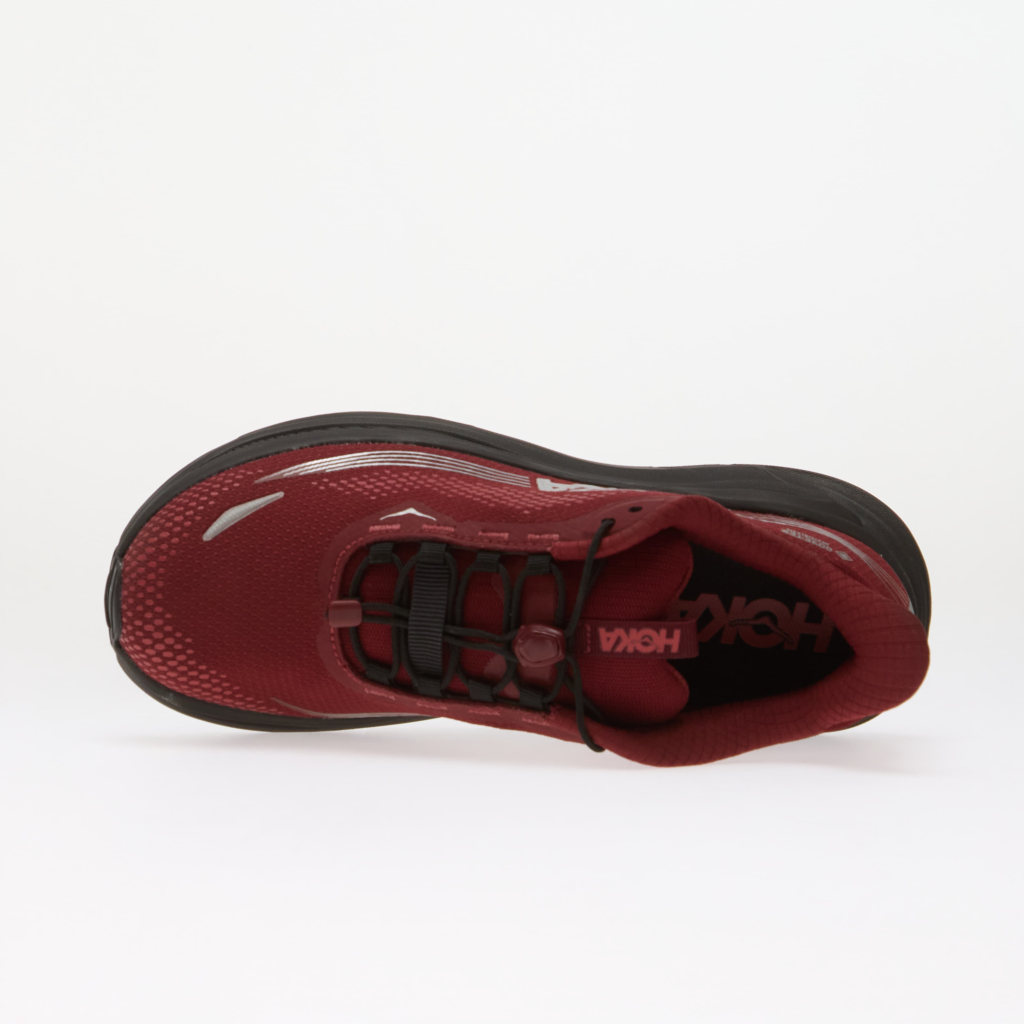 HOKA® Сникърси M Clifton 11 GTX Varsity Burgundy/ Carbon Black